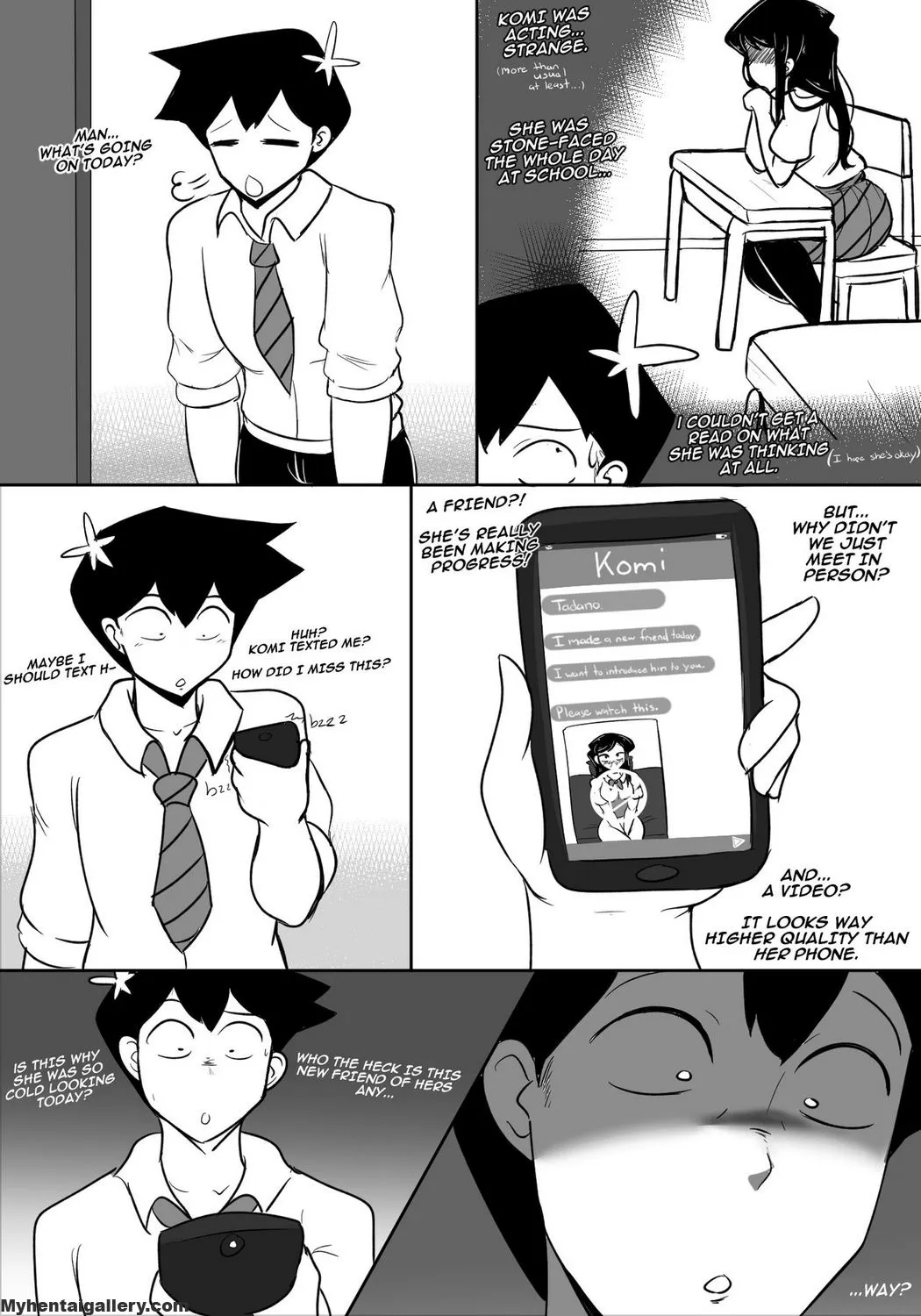 Komi NTR porno comics