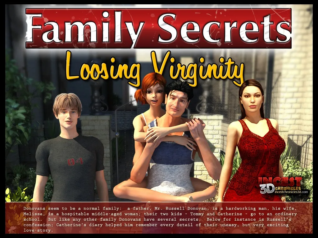 Family Secrets - Loosing Virginity porno comics Cover