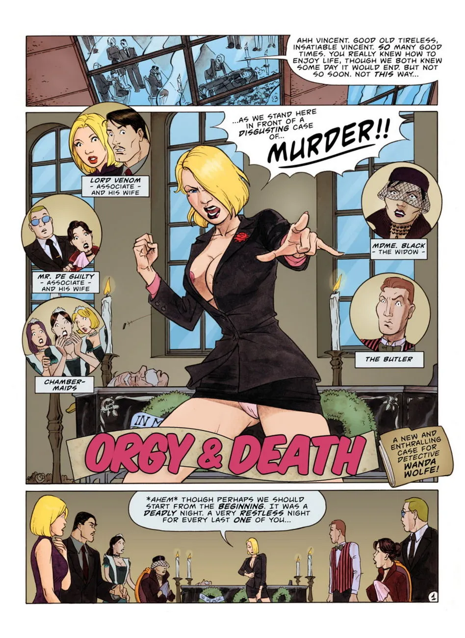 Orgy & Death porno comics