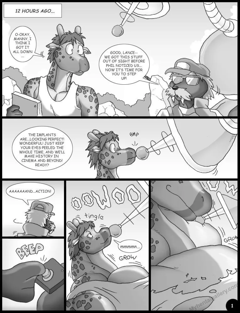 Overpowered 3 porno comics Cover