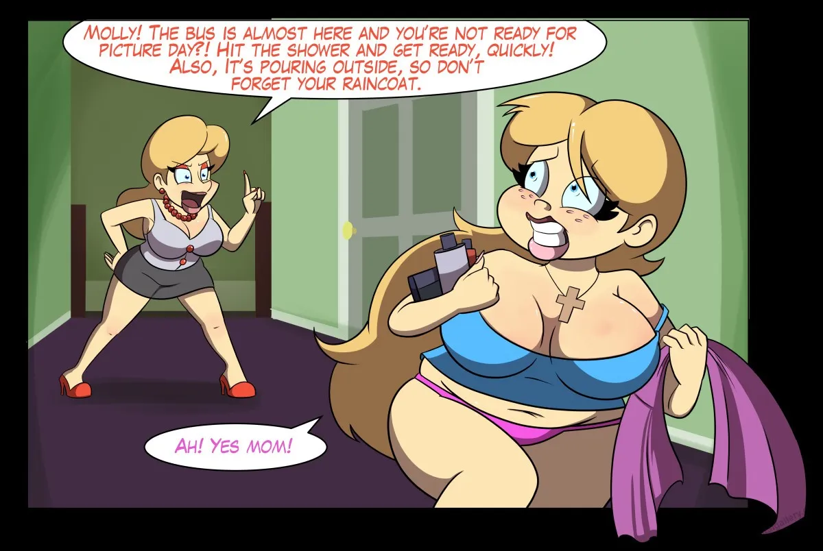 Molly's Picture Day porno comics Cover