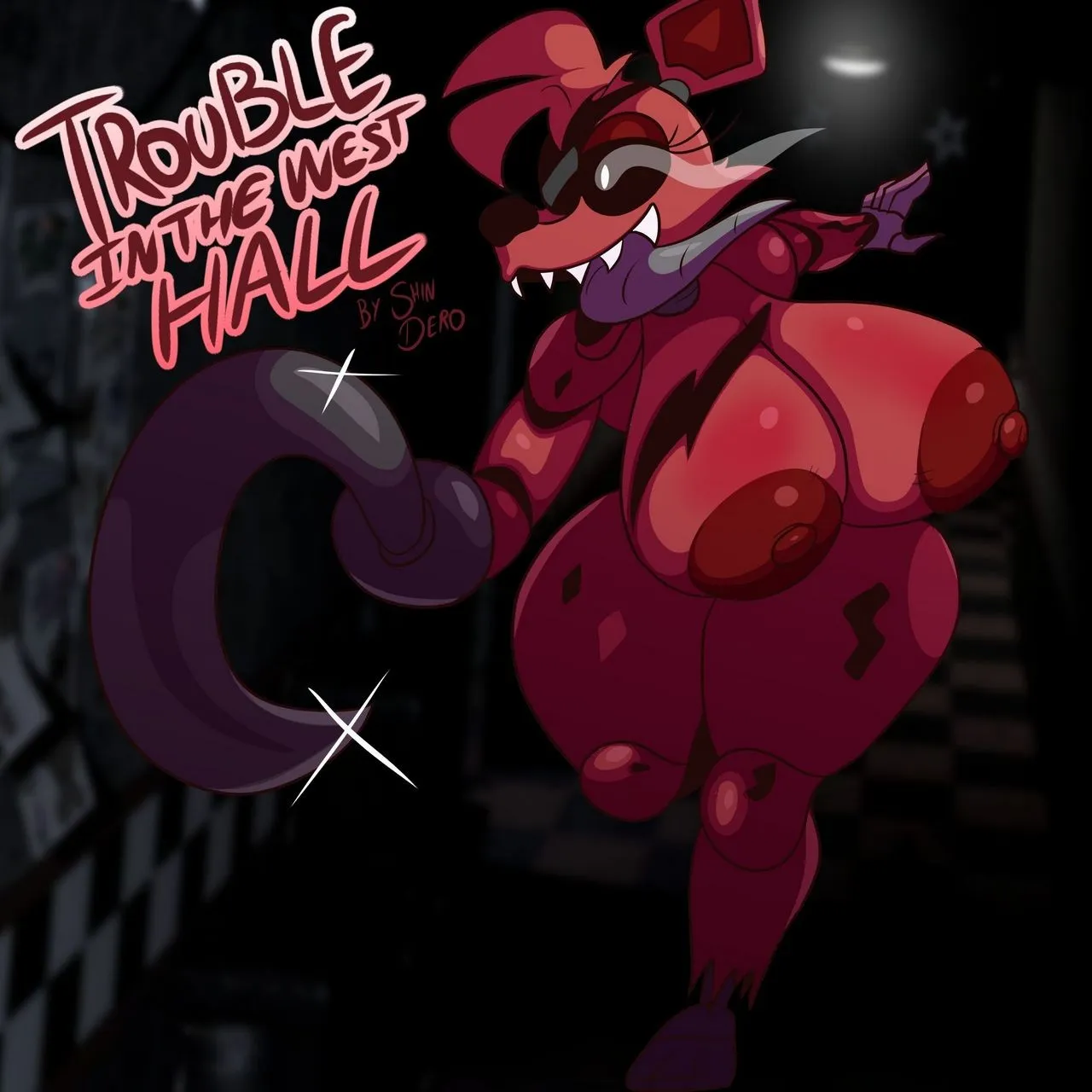 Trouble In The West Hall! porno comics Cover