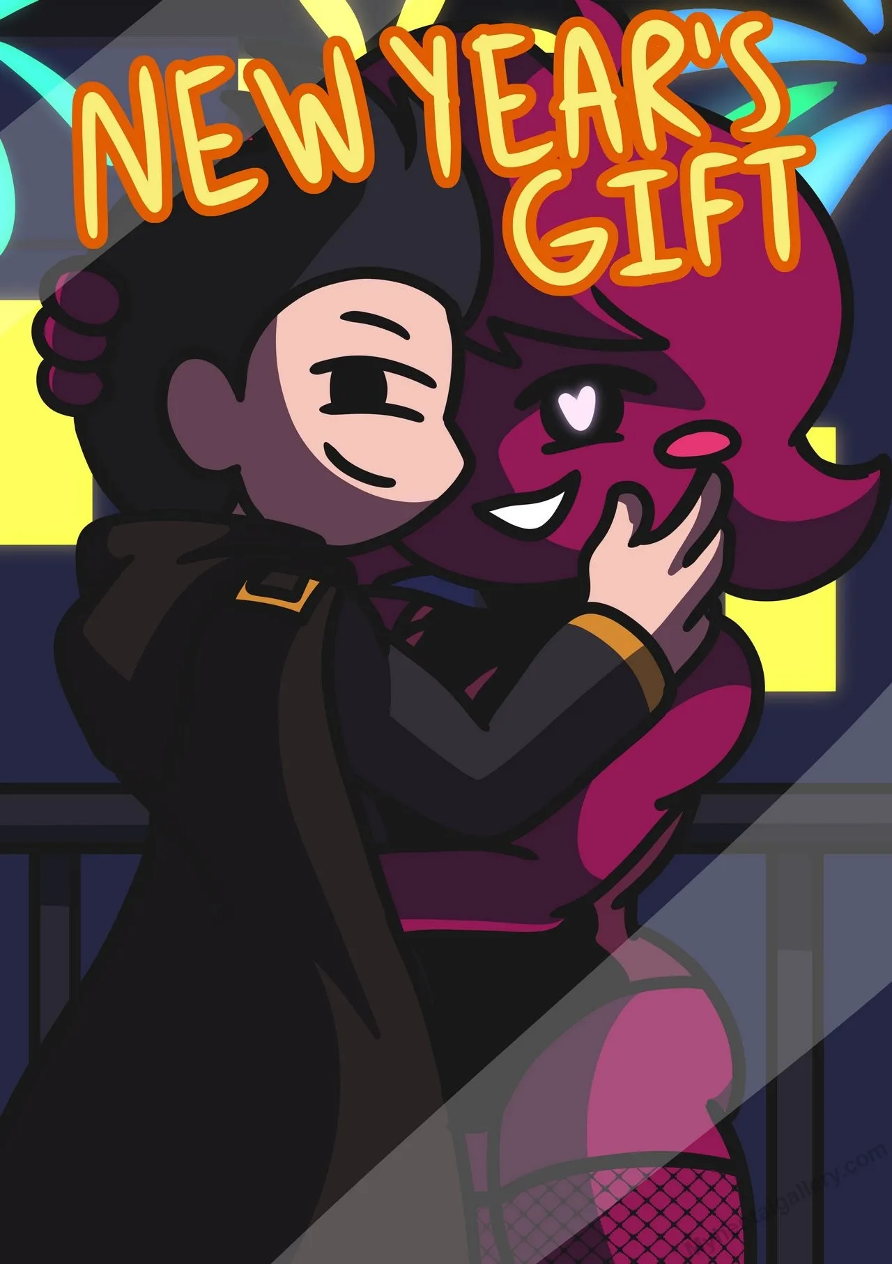 New Year's Gift porno comics