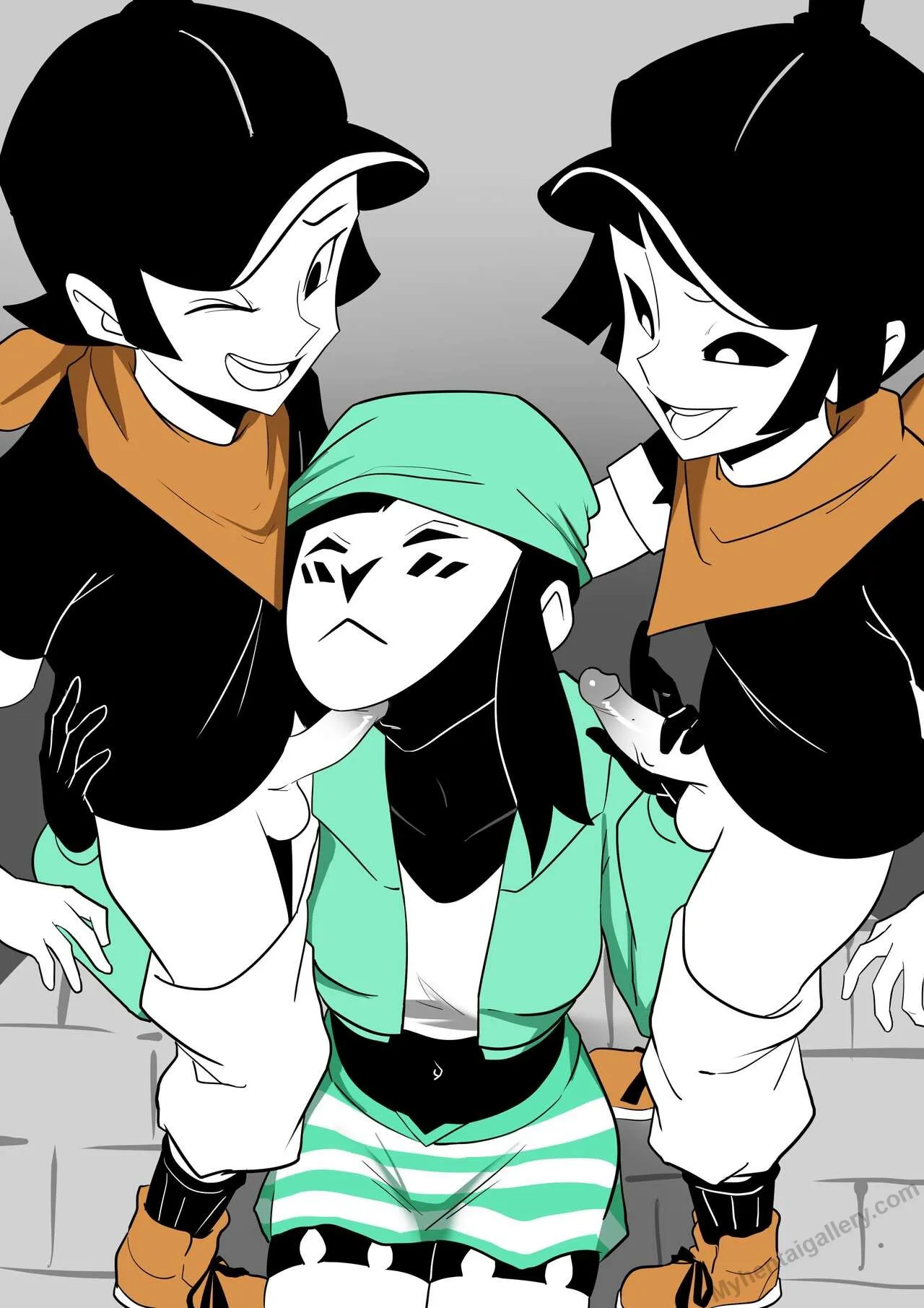 Mime & Dash porno comics Cover