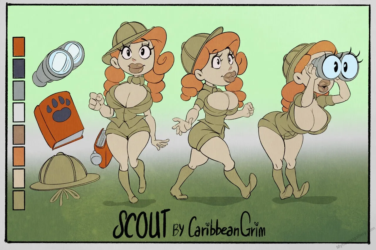 Scout porno comics Cover