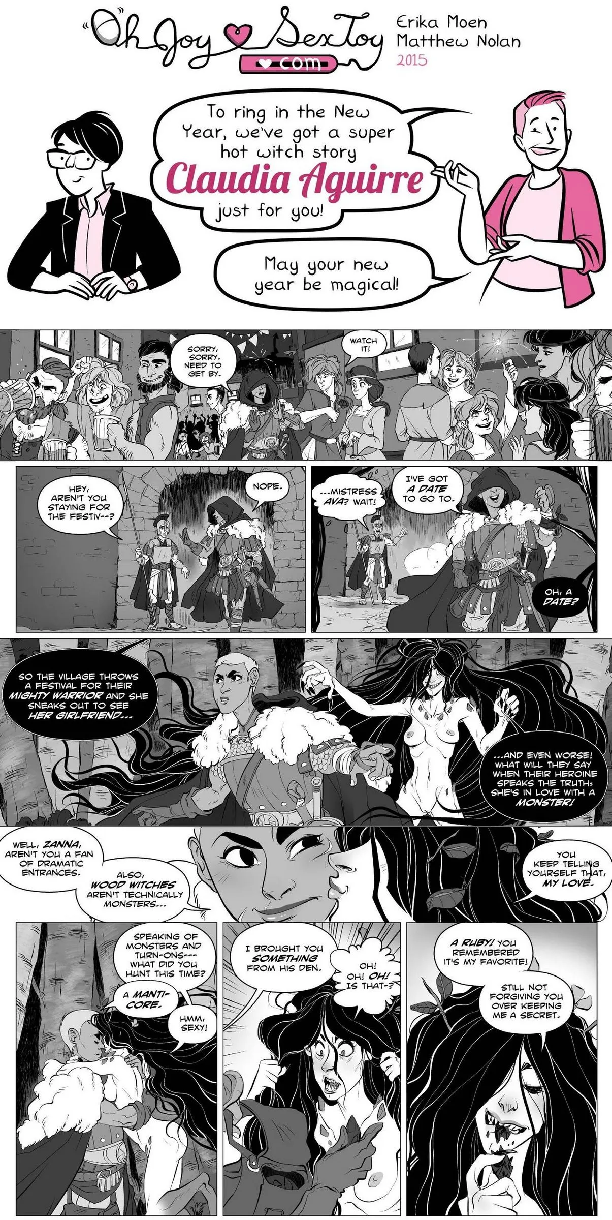 Beware The Wood Witch porno comics Cover