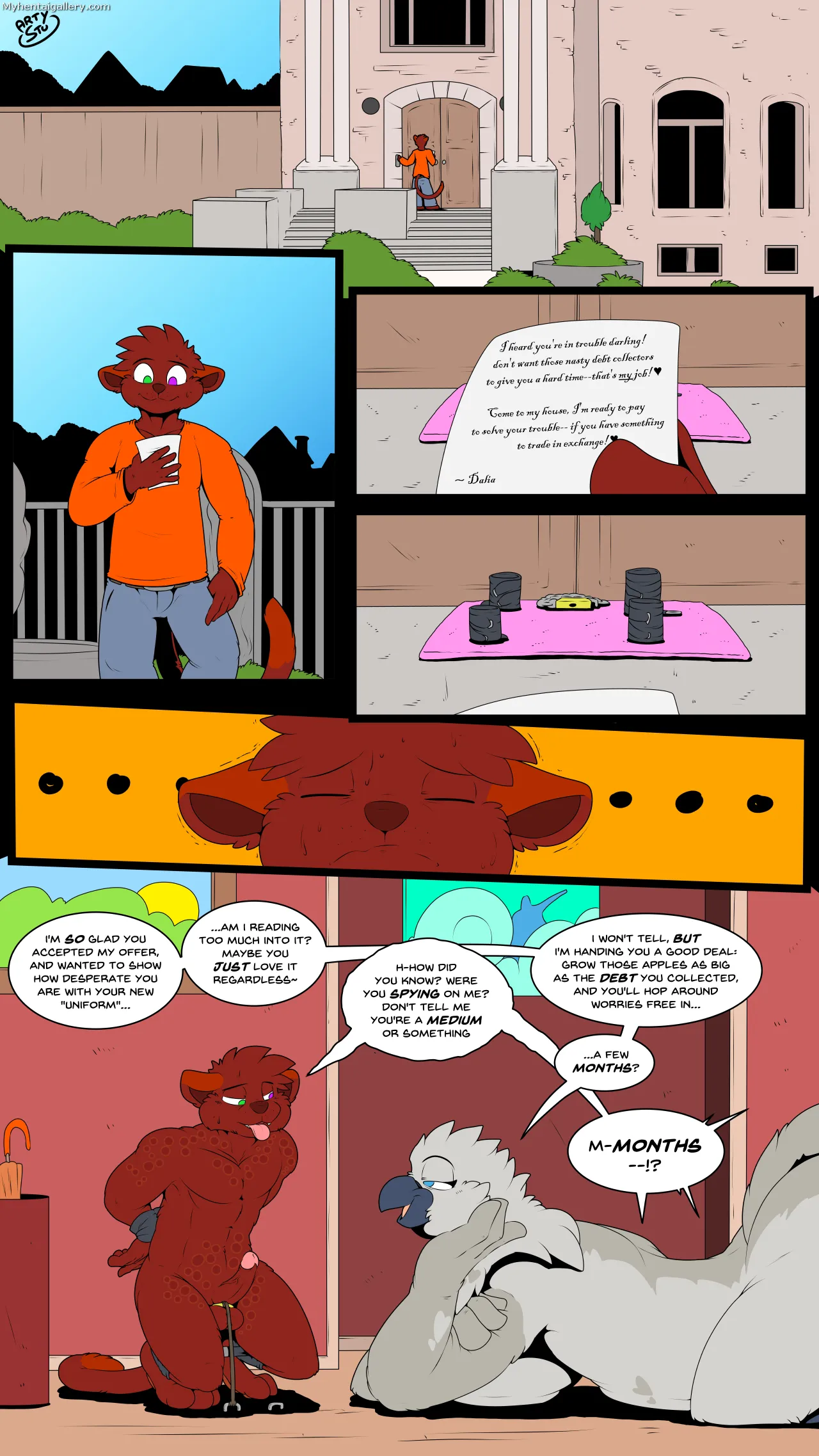 Jed & Dalia porno comics