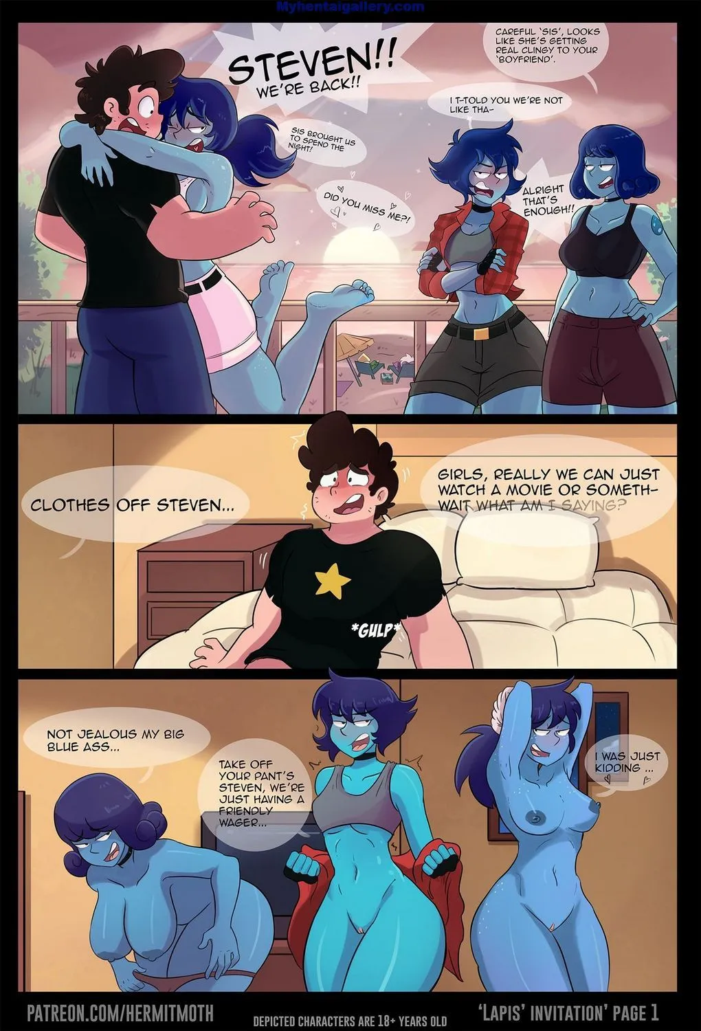 Lapis Invitation porno comics