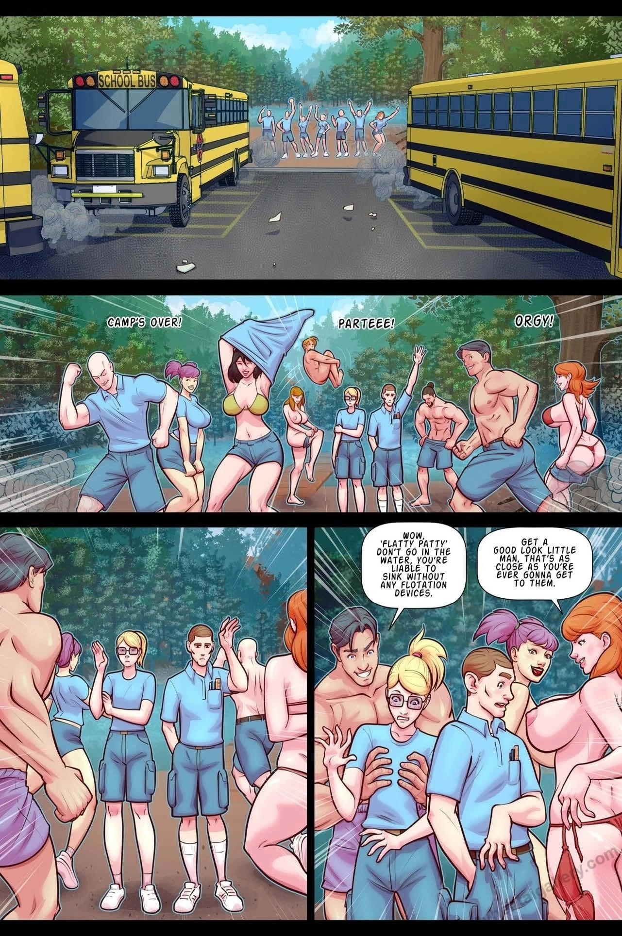 Bigness Camp porno comics