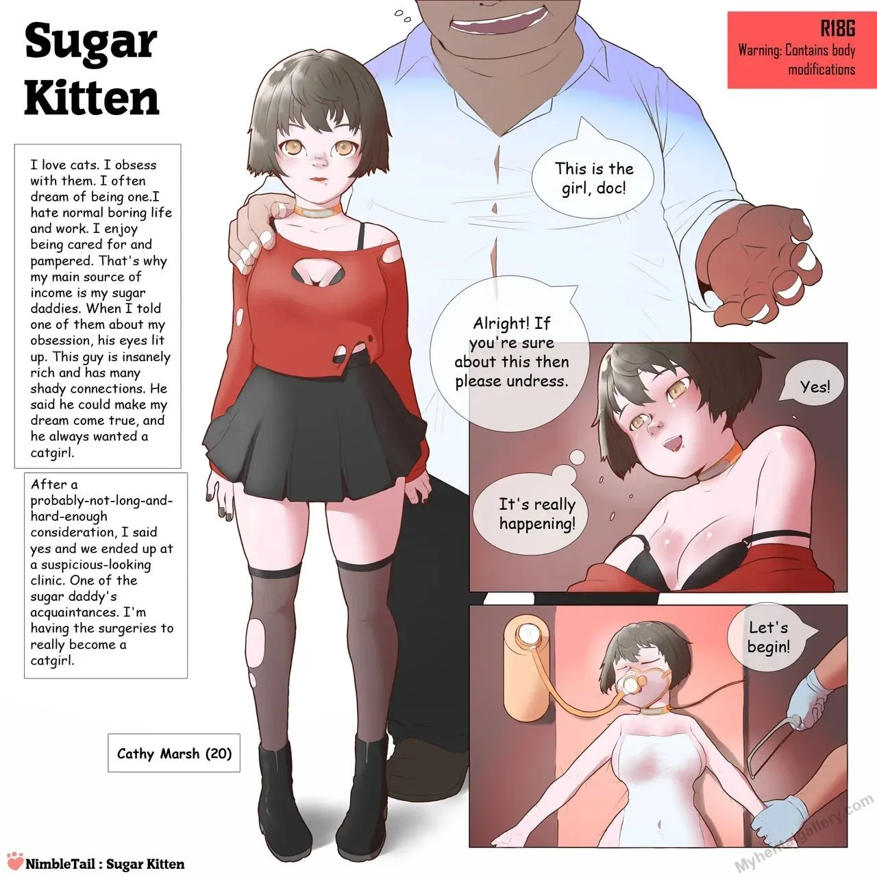 Sugar Kitten porno comics Cover