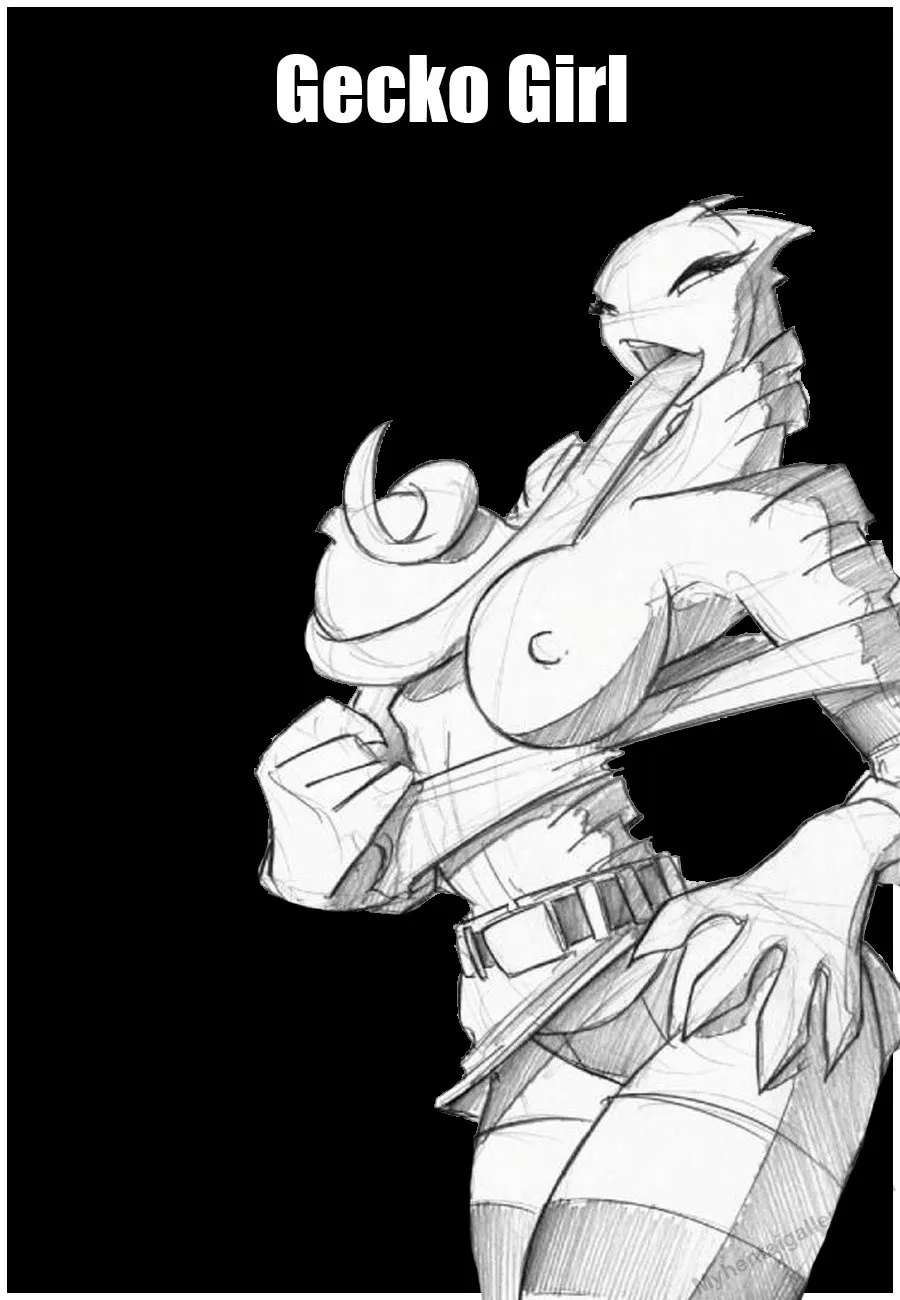 Gecko Girl porno comics Cover