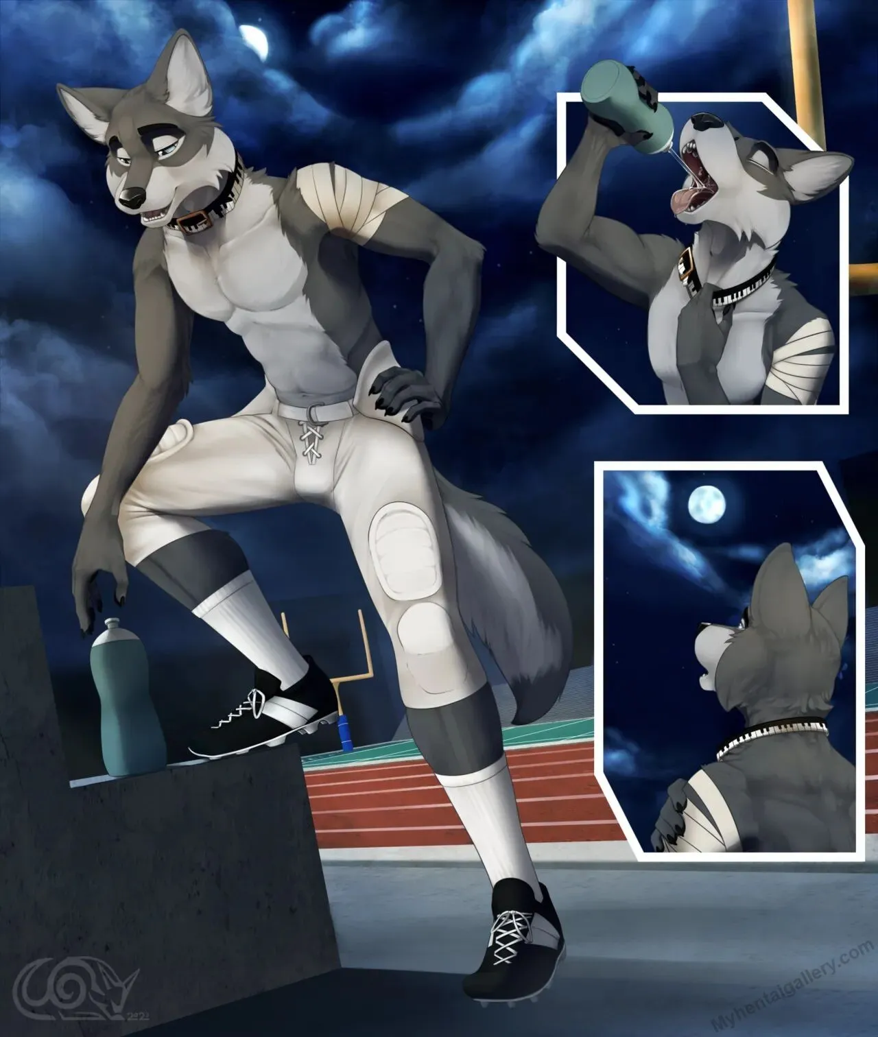 Lycan Linebacker porno comics