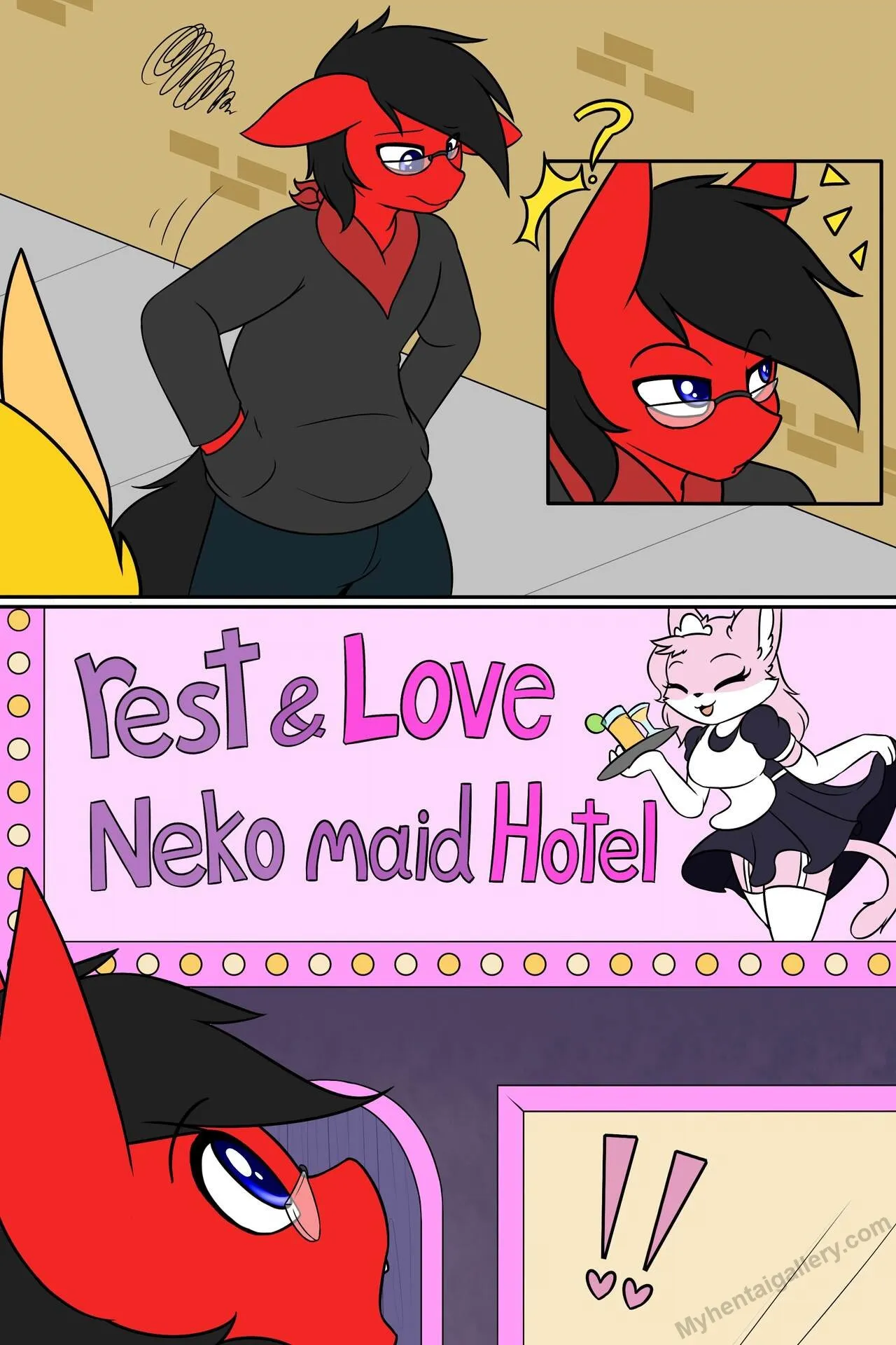 Neko Maid Hotel porno comics