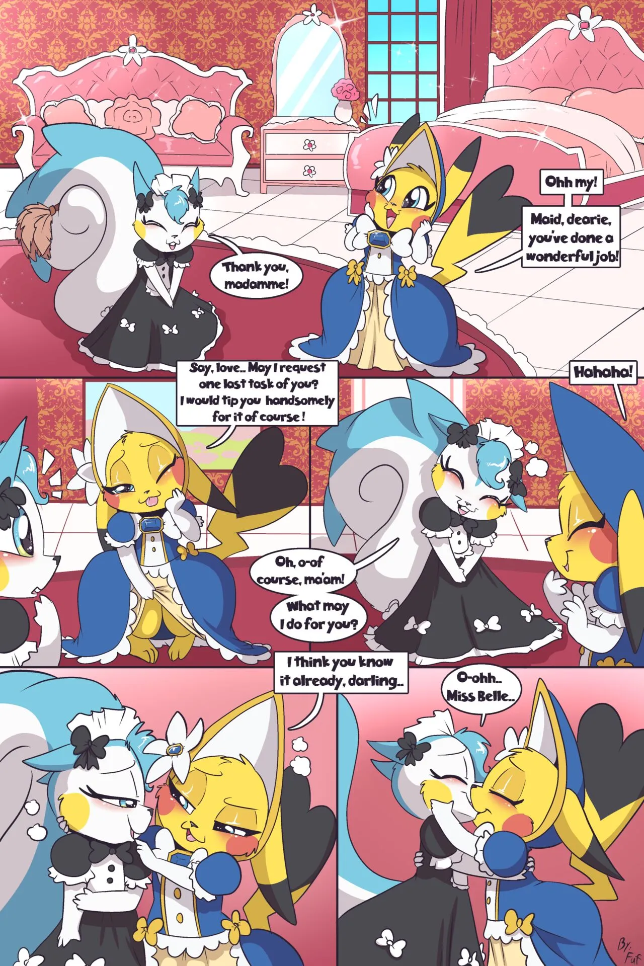 Royal Room Service porno comics Cover