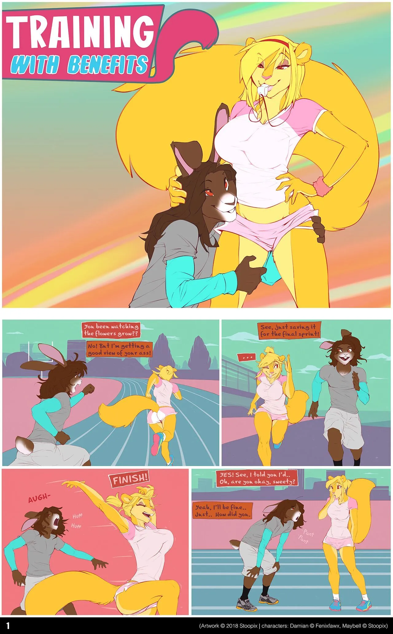 Training With Benefits 1 porno comics Cover