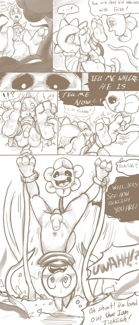 Flowey And The Monster Kid porno comics