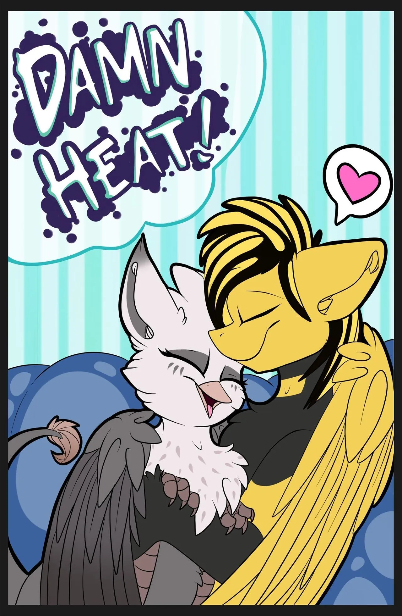 Damn Heat porno comics Cover