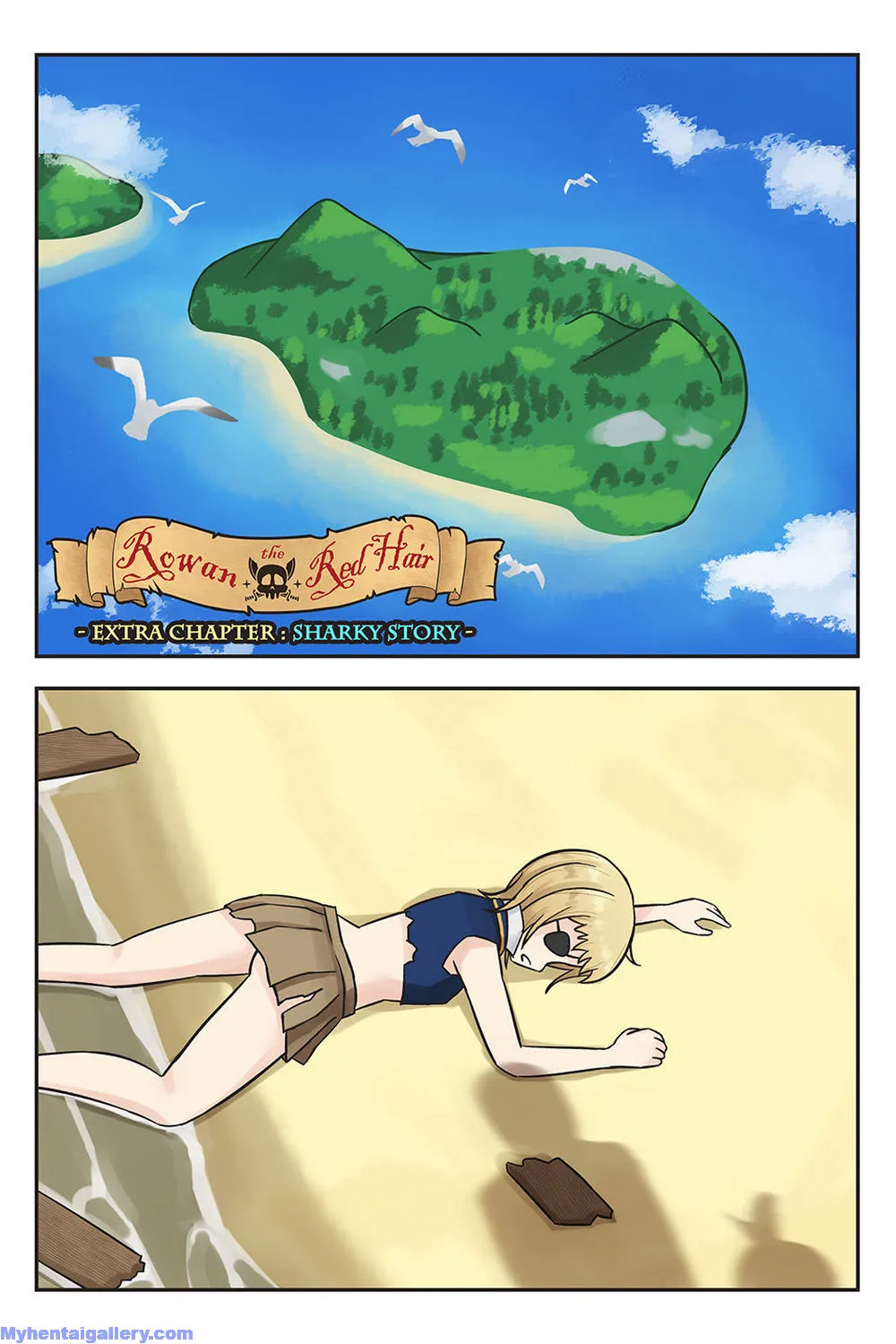 Rowan The Red Hair - Sharky Story porno comics
