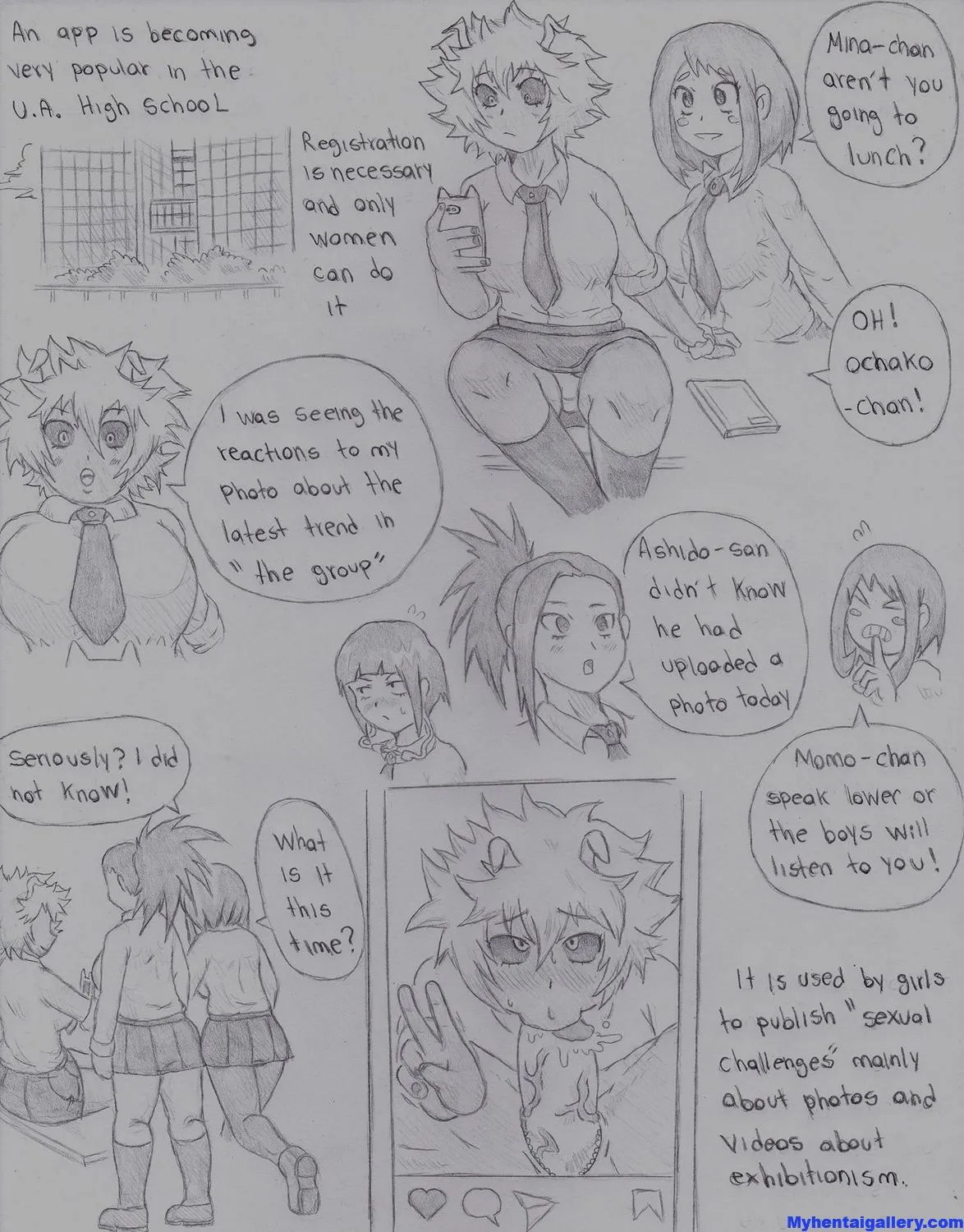 Boku No Bitch Academia porno comics