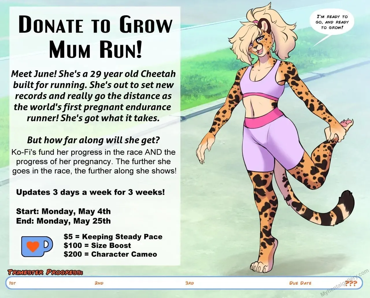 Donate To Grow! porno comics Cover
