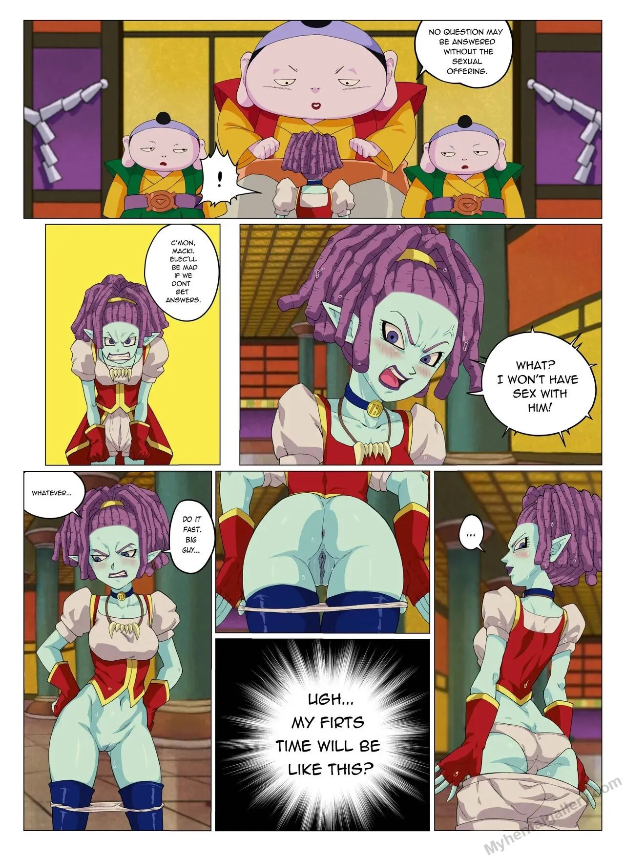 Macki's Sexual Offering porno comics Cover