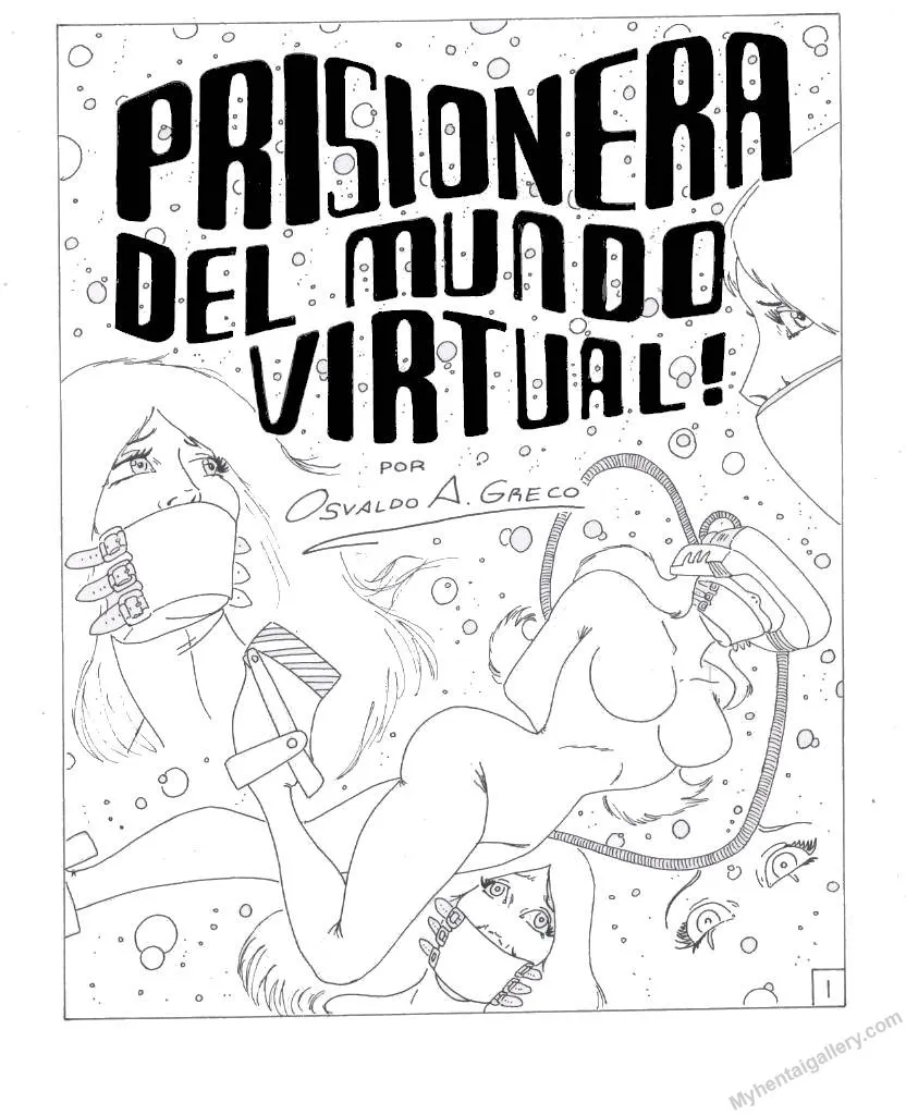 Prisoner Of The Virtual World porno comics Cover