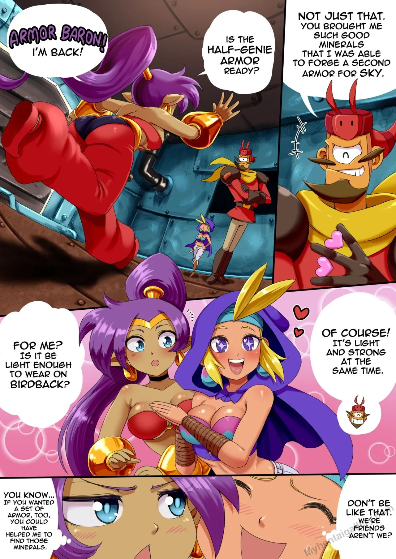 Shantae's Armor porno comics Cover