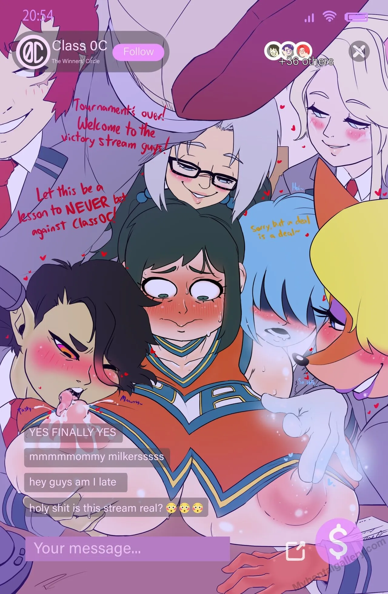 Class OC porno comics Cover