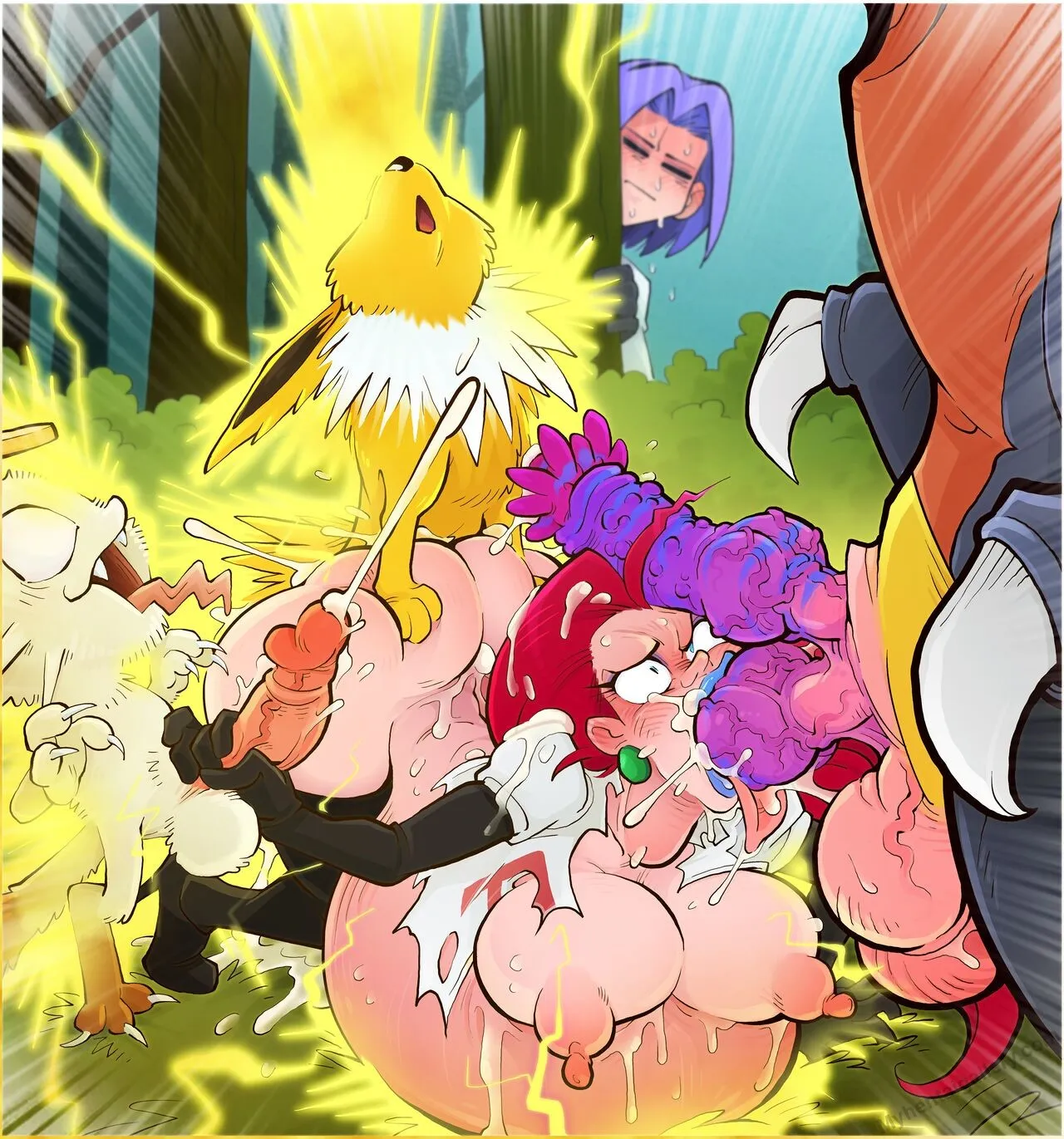 Jessie's Gang Bang porno comics Cover