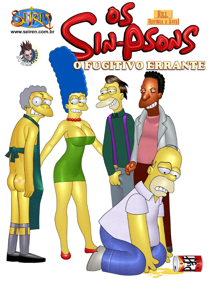 The Simpsons - The Wandering Fugitive porno comics Cover