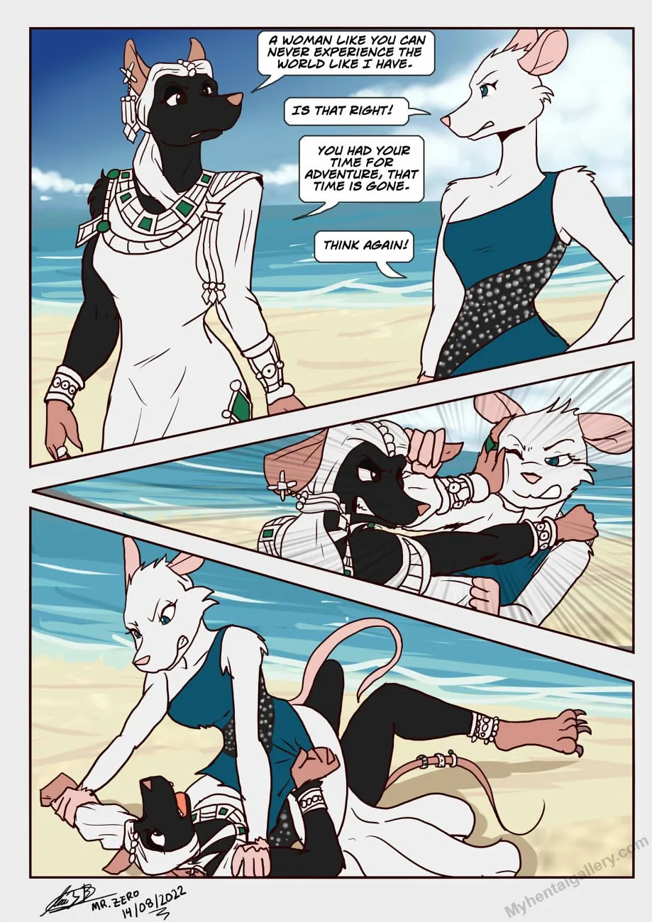 Rats Fight On The Beach porno comics