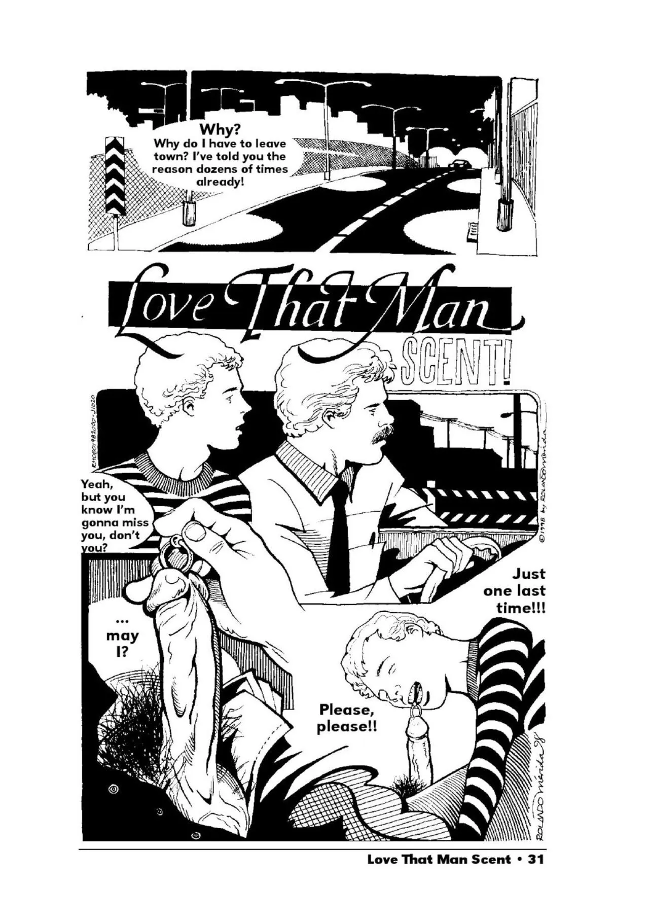 Love That Man Scent porno comics Cover