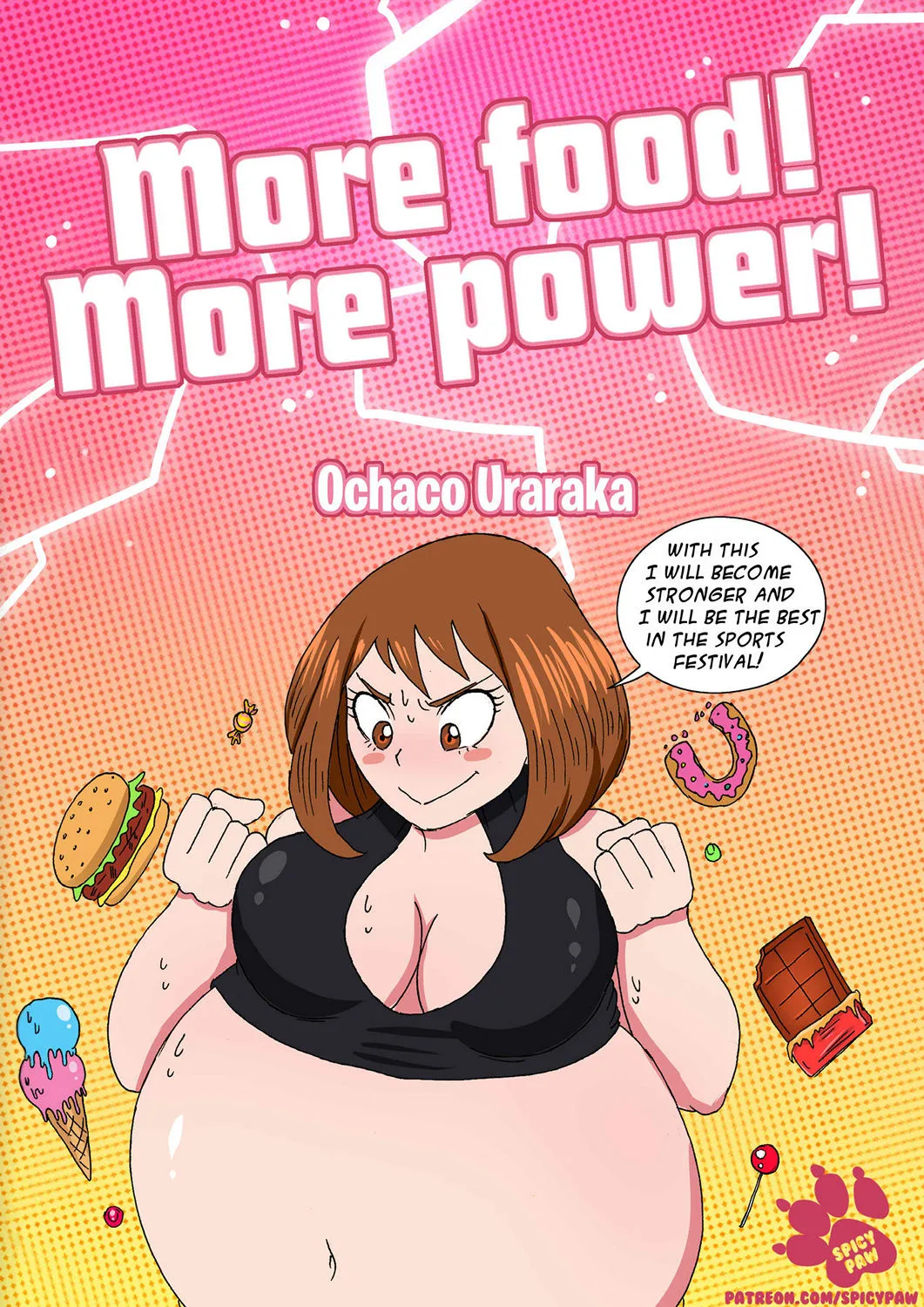 More Food! More Power! 1 - Ochaco Urakara porno comics