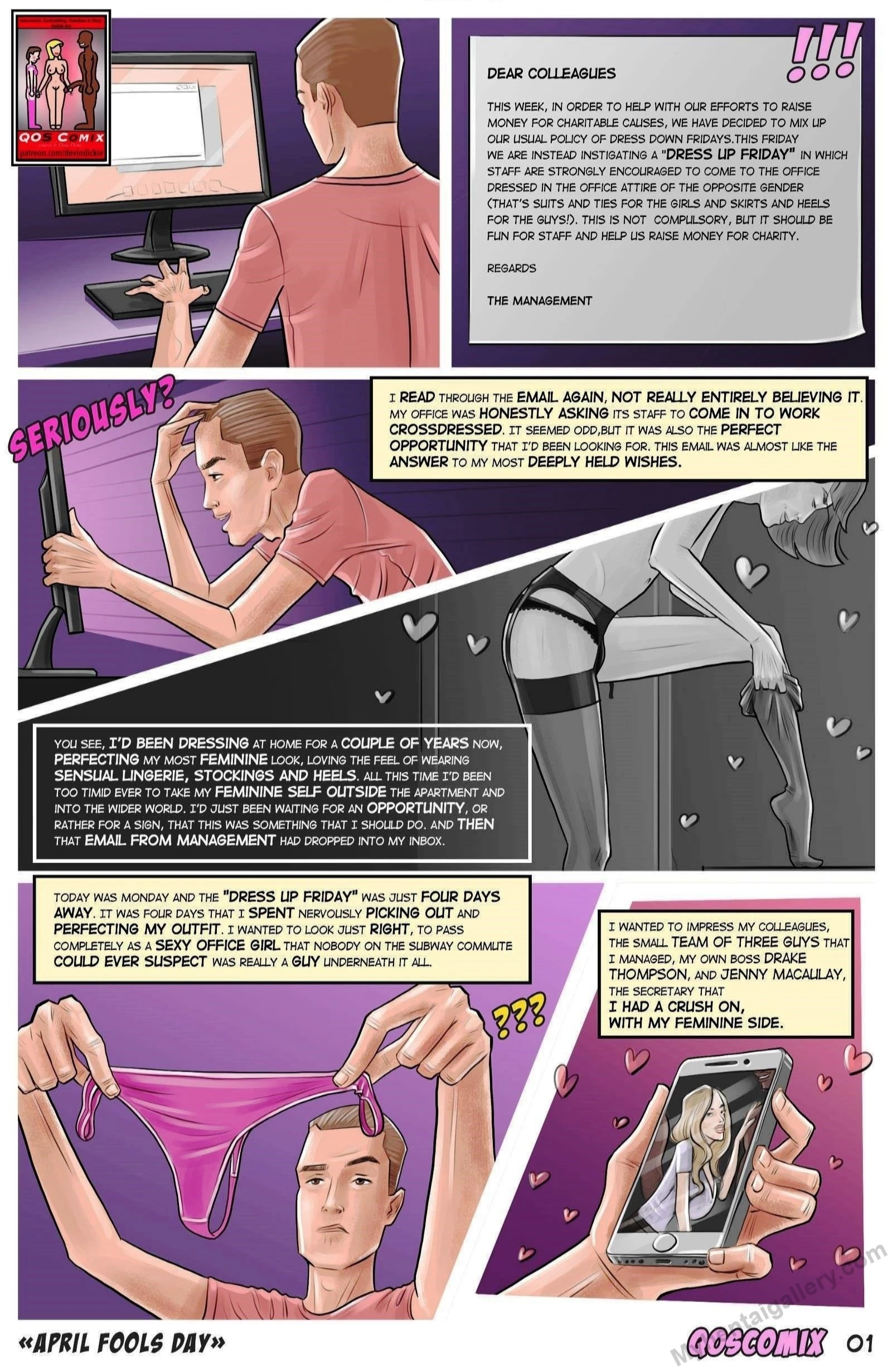 April's Fool Day porno comics