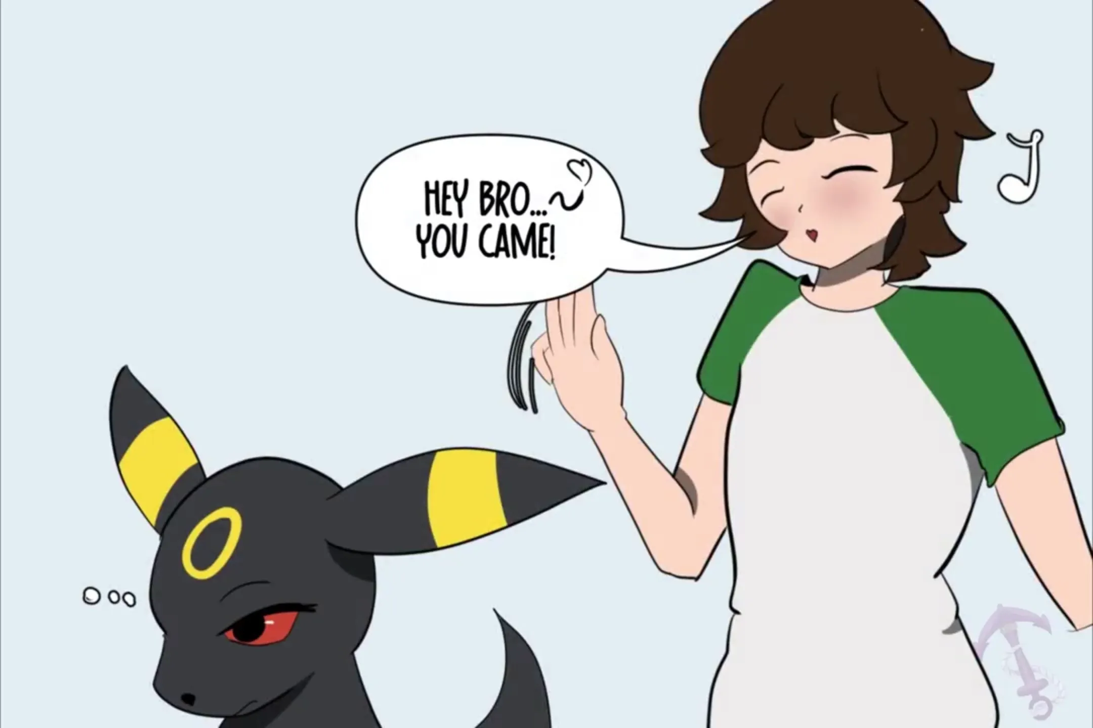 Playing With Umbreon porno comics Cover