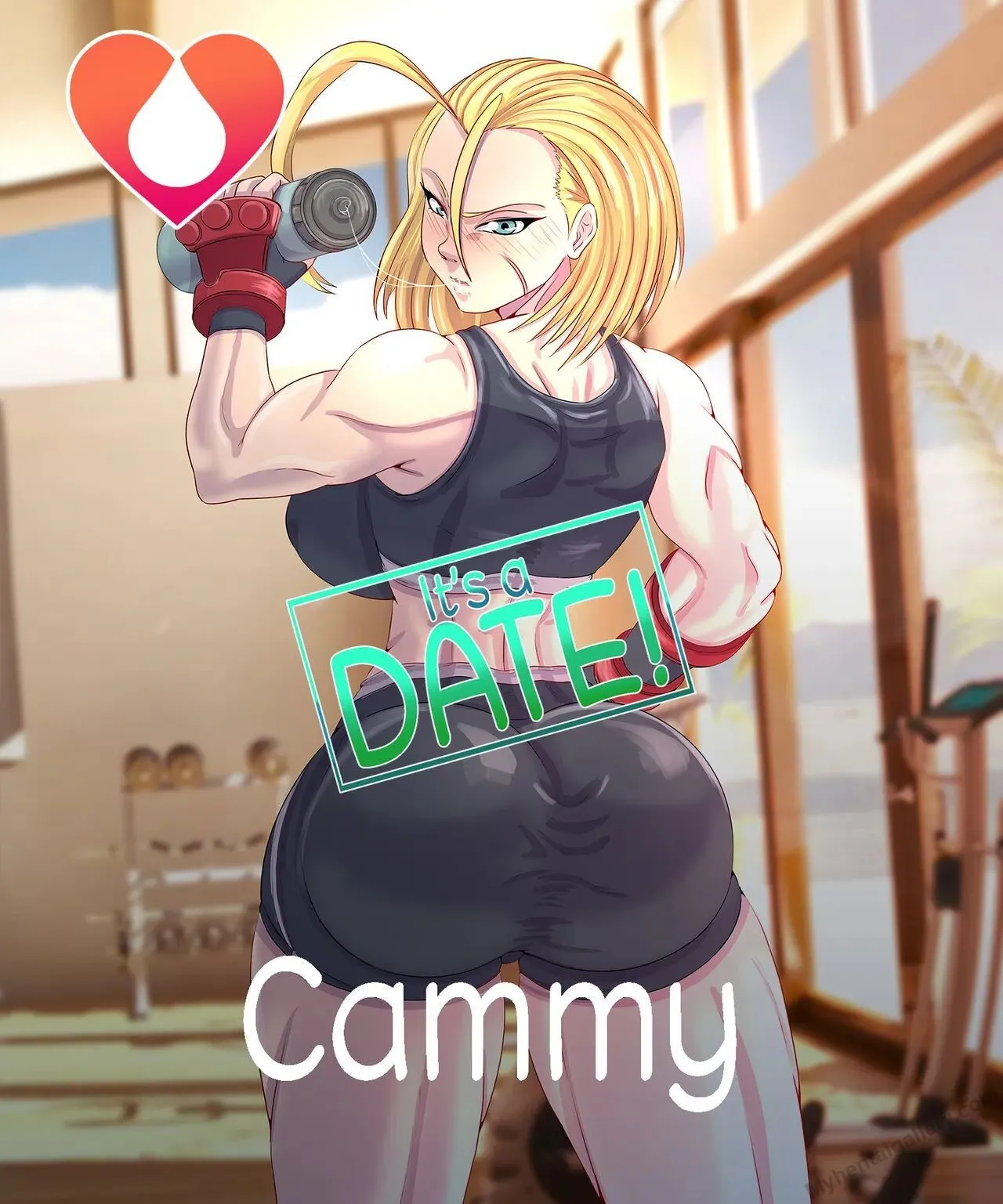 It's A Date! - Cammy porno comics Cover