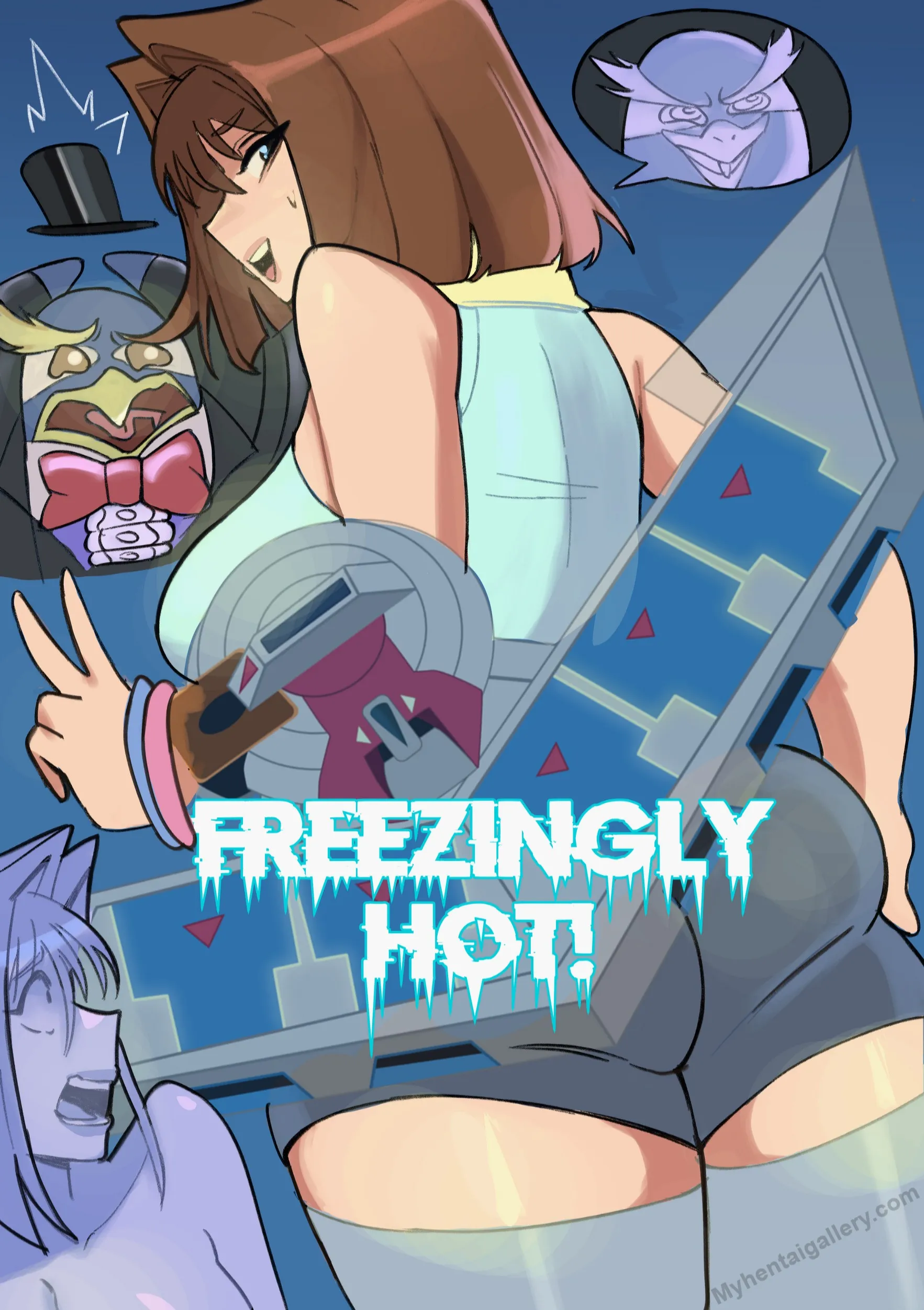 Freezingly Hot! porno comics Cover