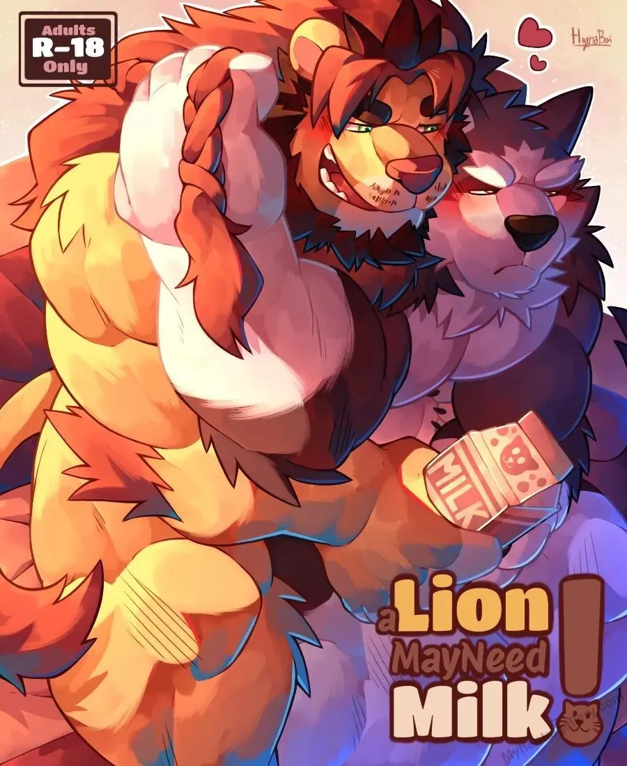 A Lion May Need Milk! porno comics Cover