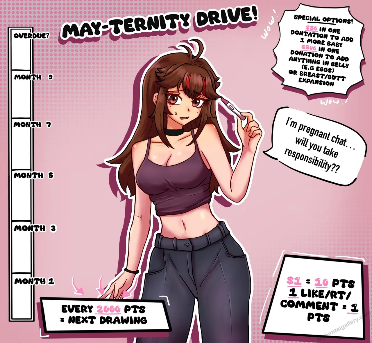 May-Ternity 2025 Preg Drive porno comics Cover