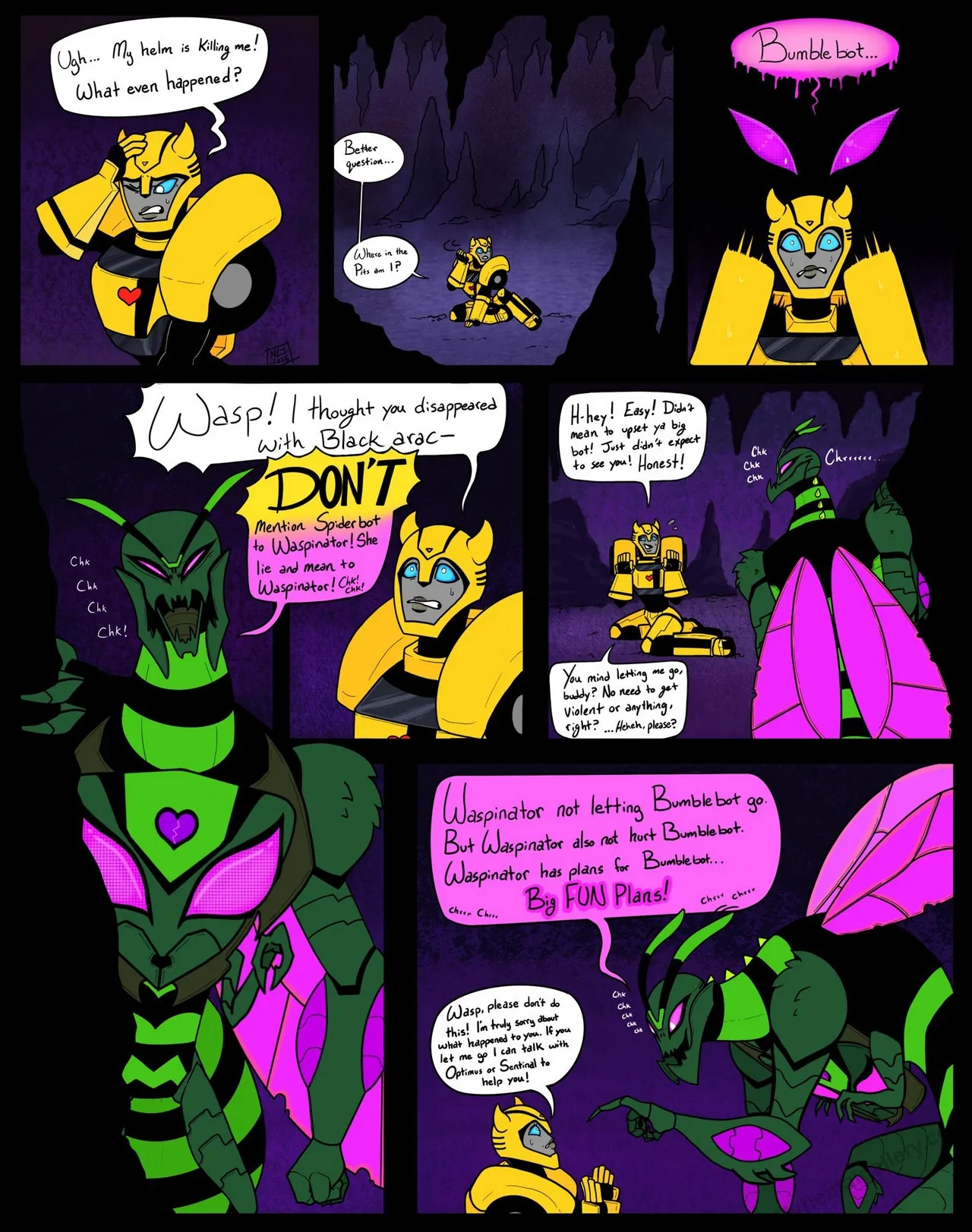 The Queen Bee porno comics Cover