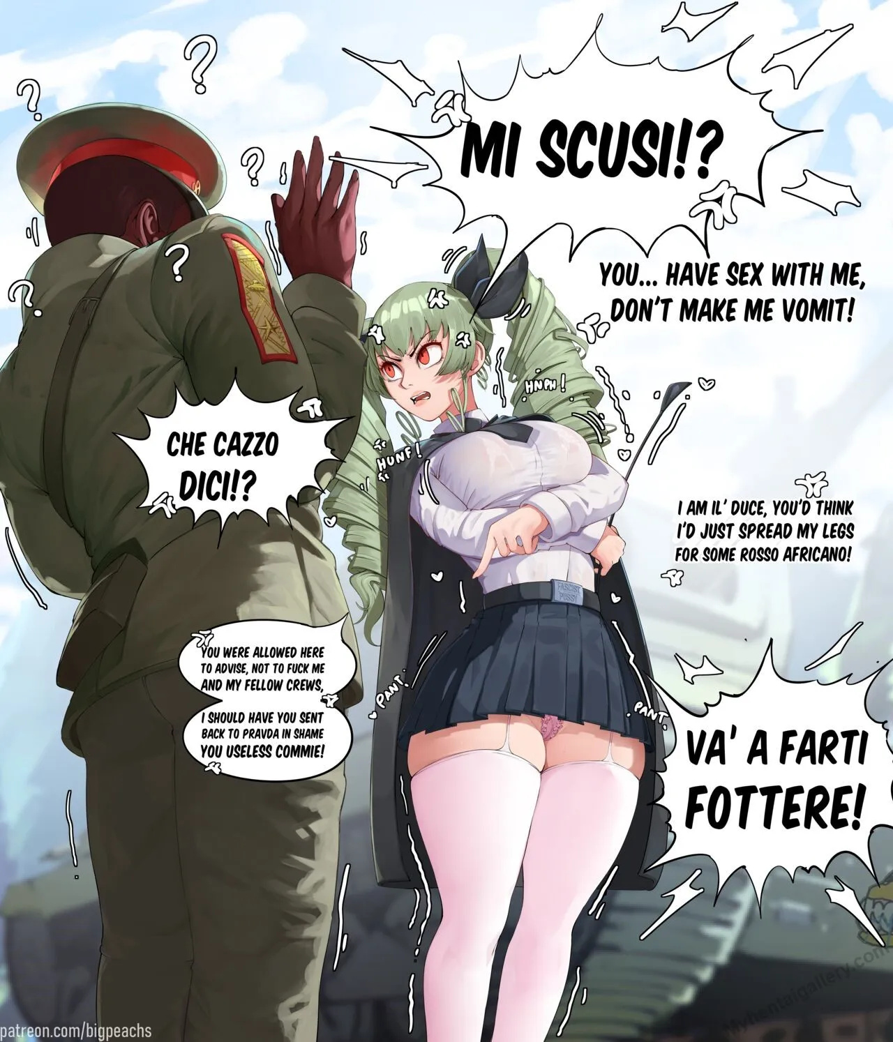 Fascist Pussy porno comics
