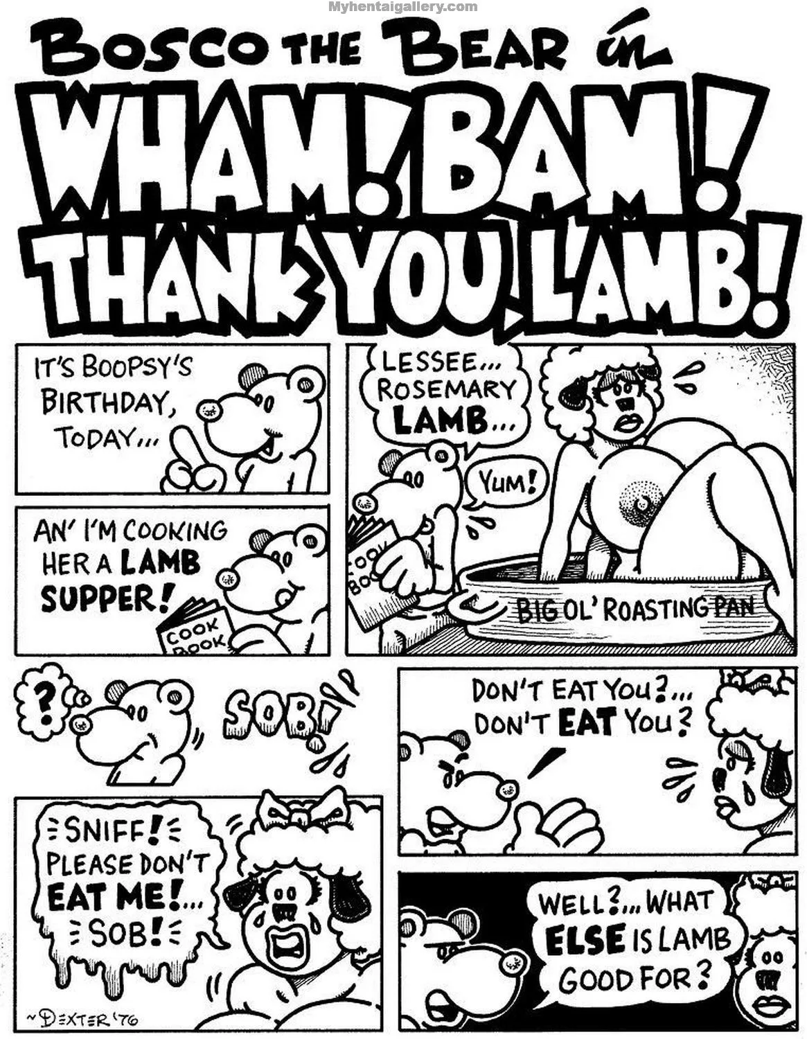 Bosco The Bear - Wham! Bam! Thank You, Lamb! porno comics
