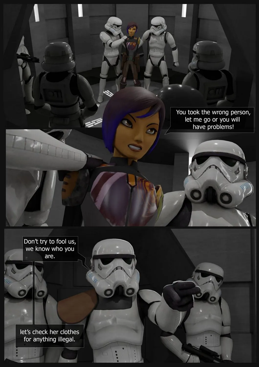Sabine In Custody porno comics