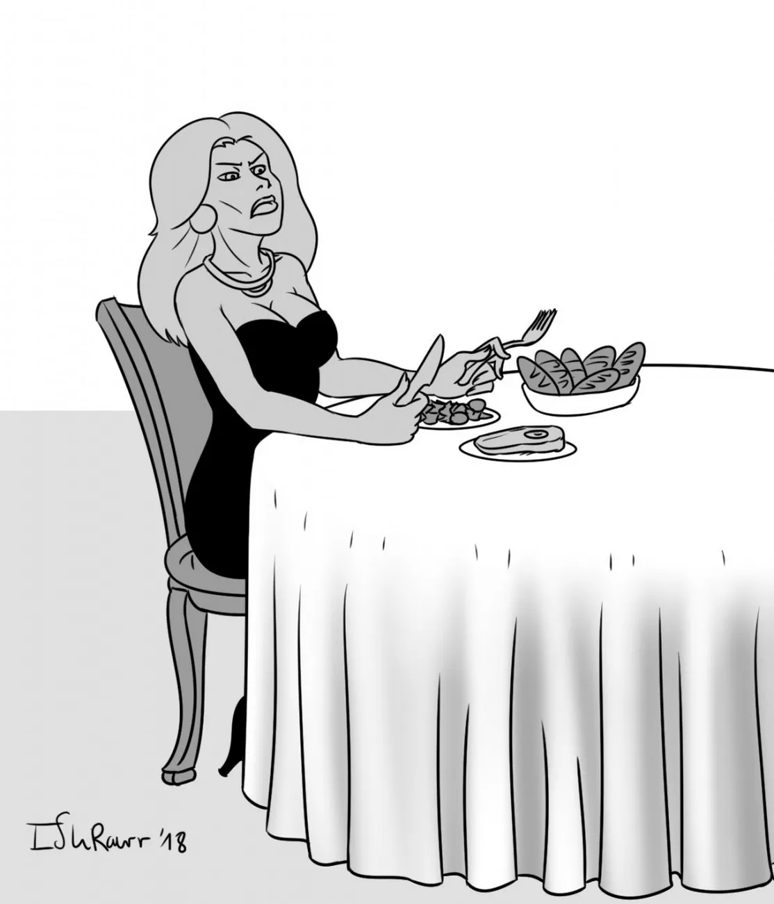 Pig In The Restaurant porno comics