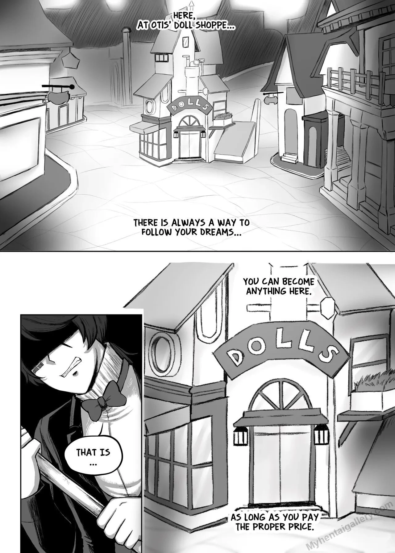 An Achromatic Halloween Special porno comics