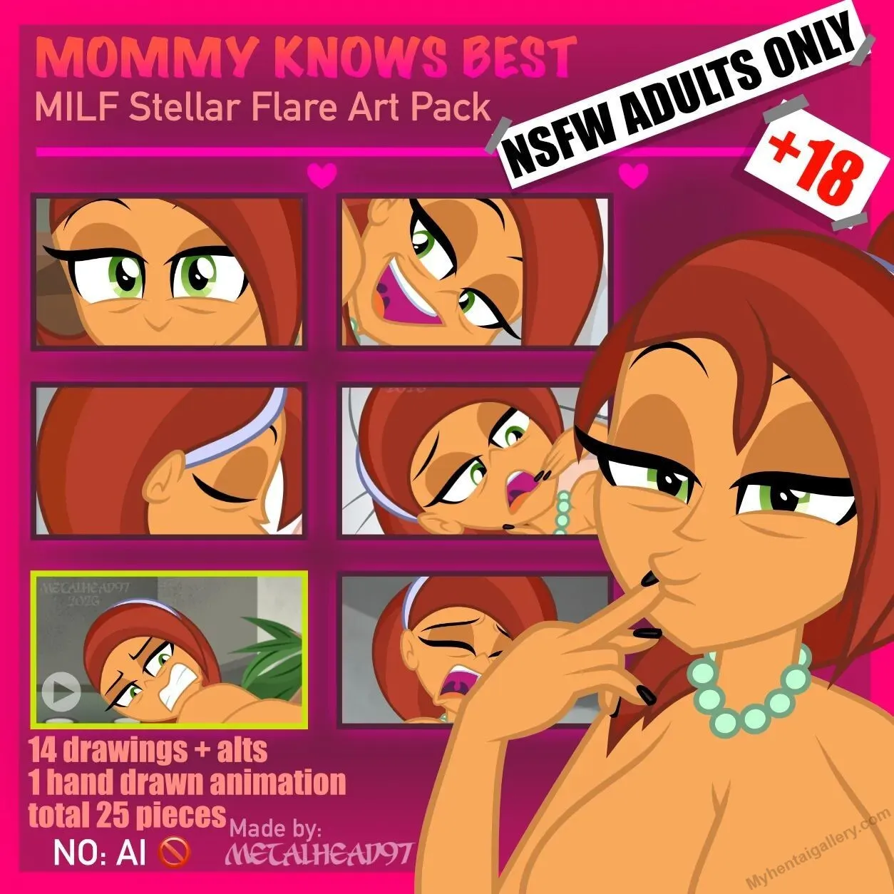 Mommy Knows Best - Milf Stellar Flare porno comics Cover