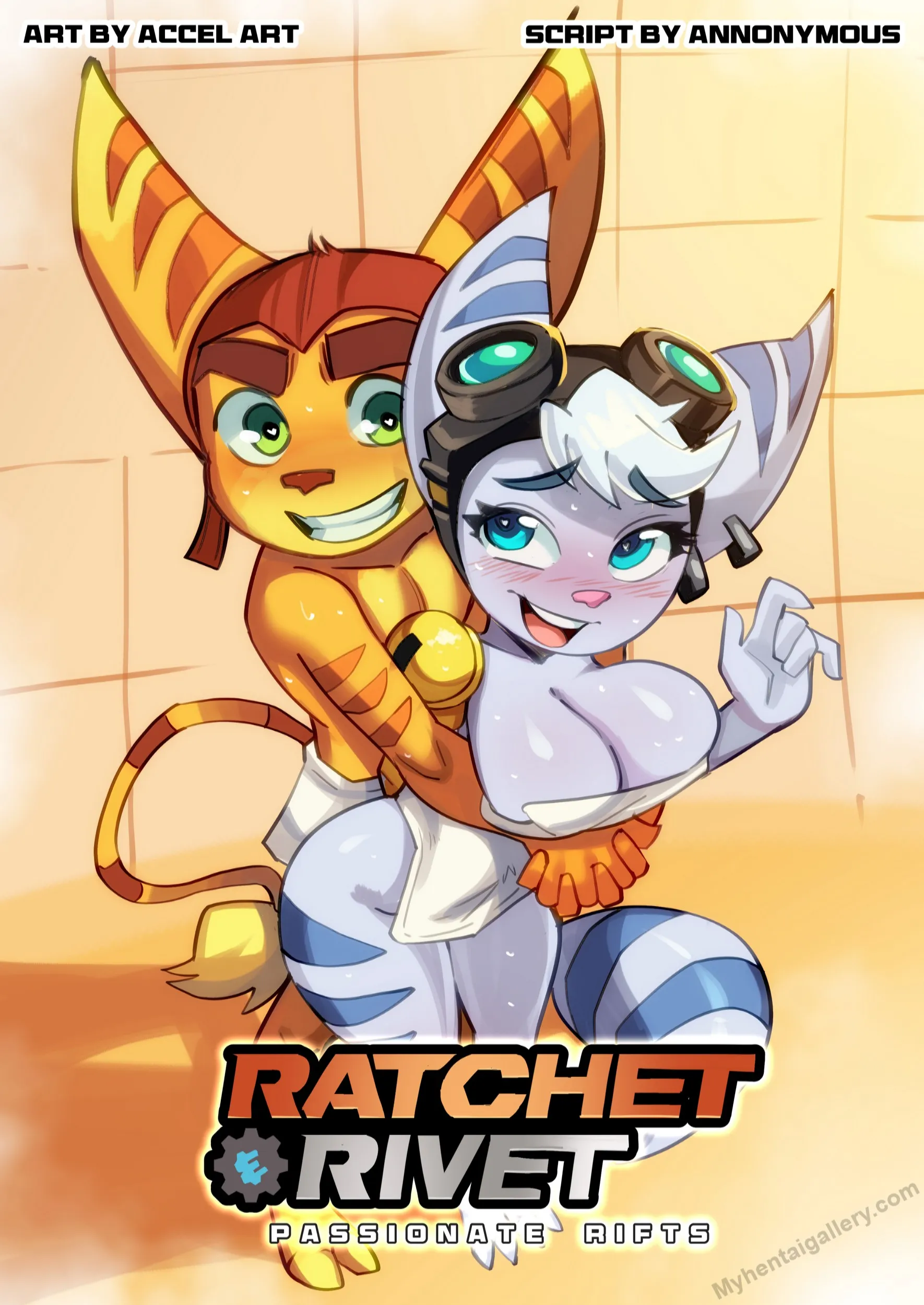 Ratchet & Rivet - Passionate Rifts porno comics Cover