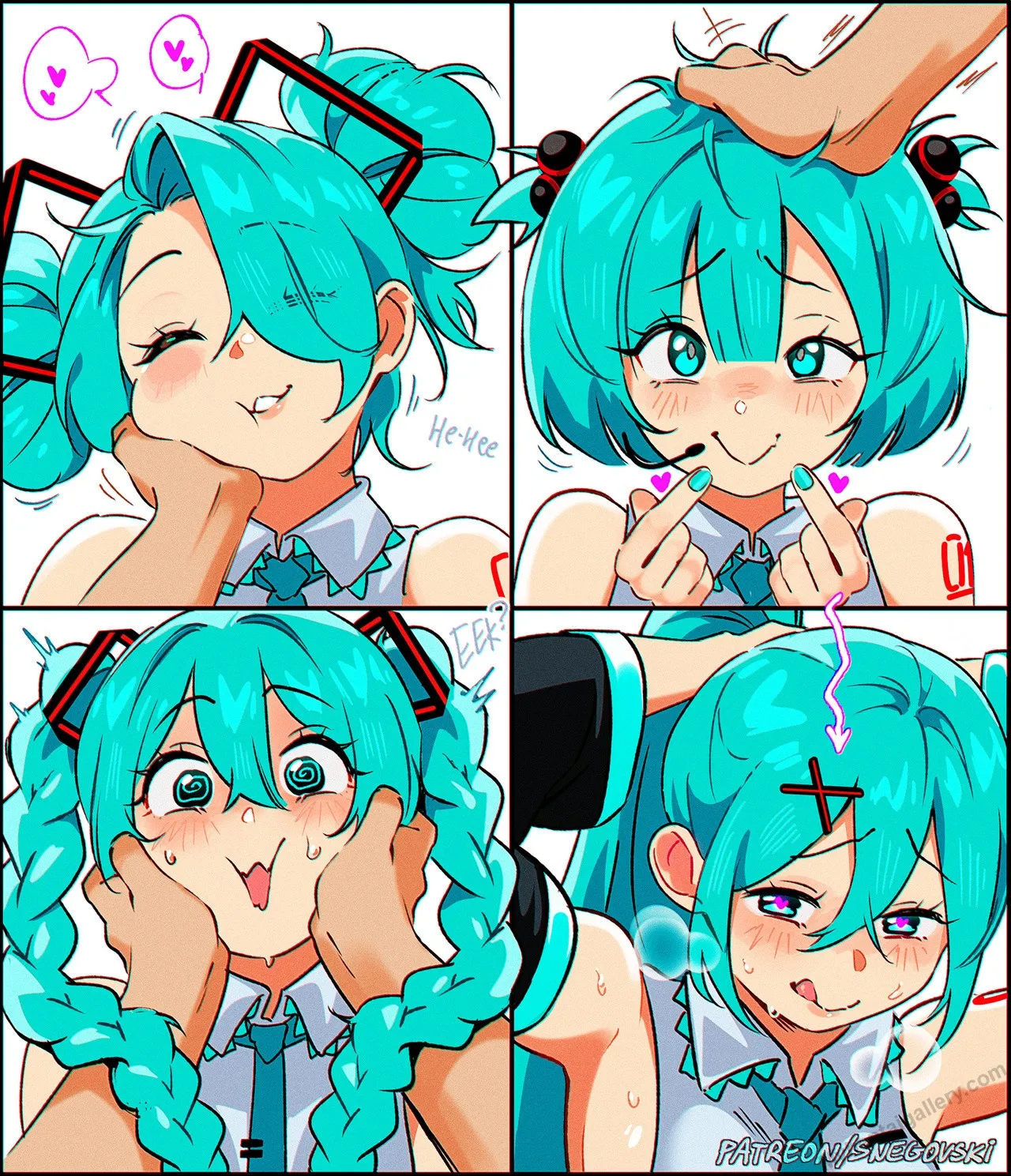 Miku's Hairstyles porno comics Cover