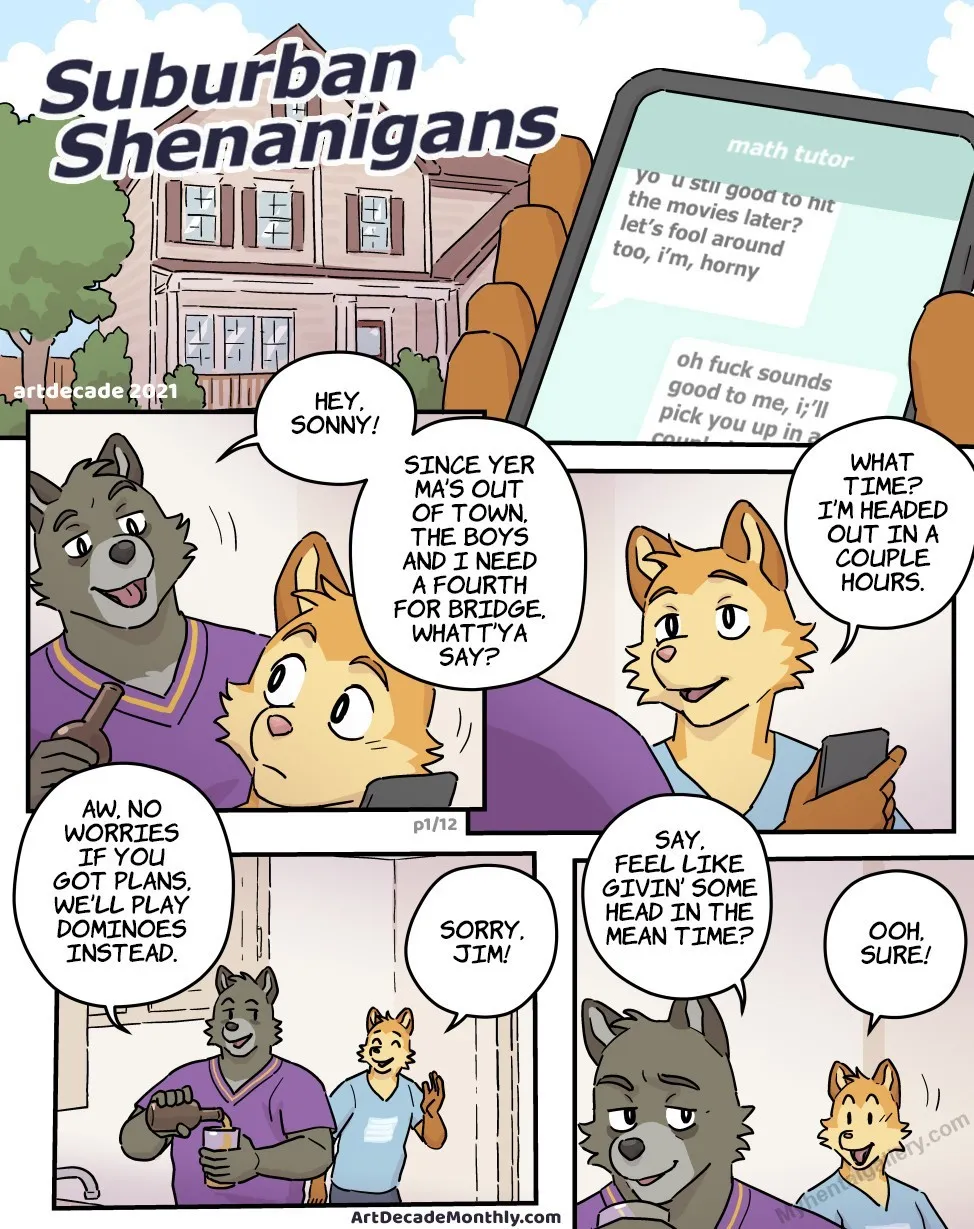 Suburban Shenanigans porno comics Cover