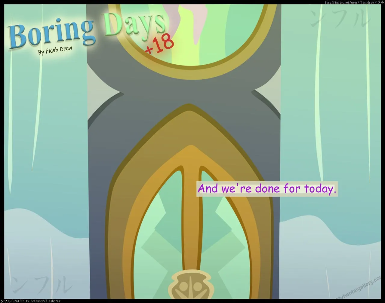 Boring Days porno comics Cover